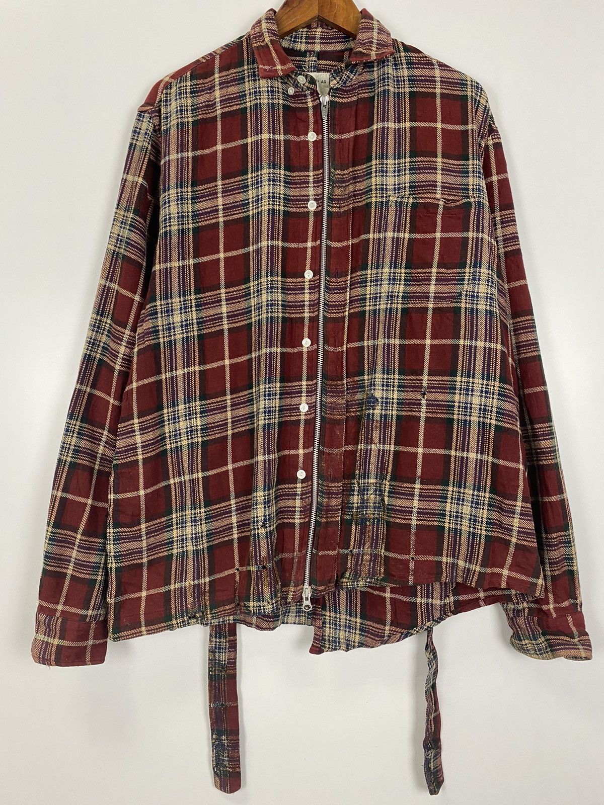 Japanese Brand × Vintage Vintage Private Brand AG zipper jacket Size US XL / EU 56 / 4 - 3 Thumbnail