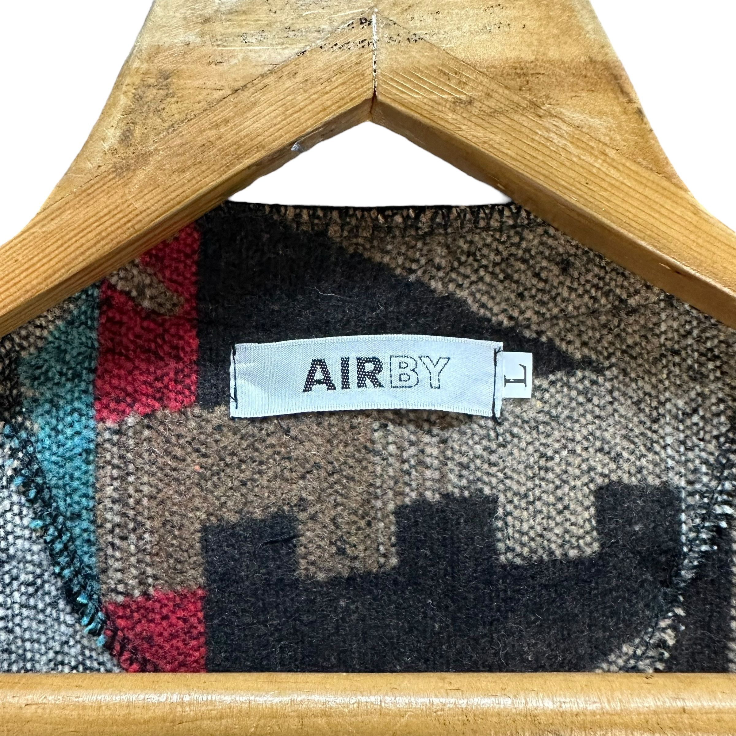Japanese Brand AIRBY Motif Design Navajo Native Long Cardigan #A43-0978 Size US L / EU 52-54 / 3 - 7 Thumbnail