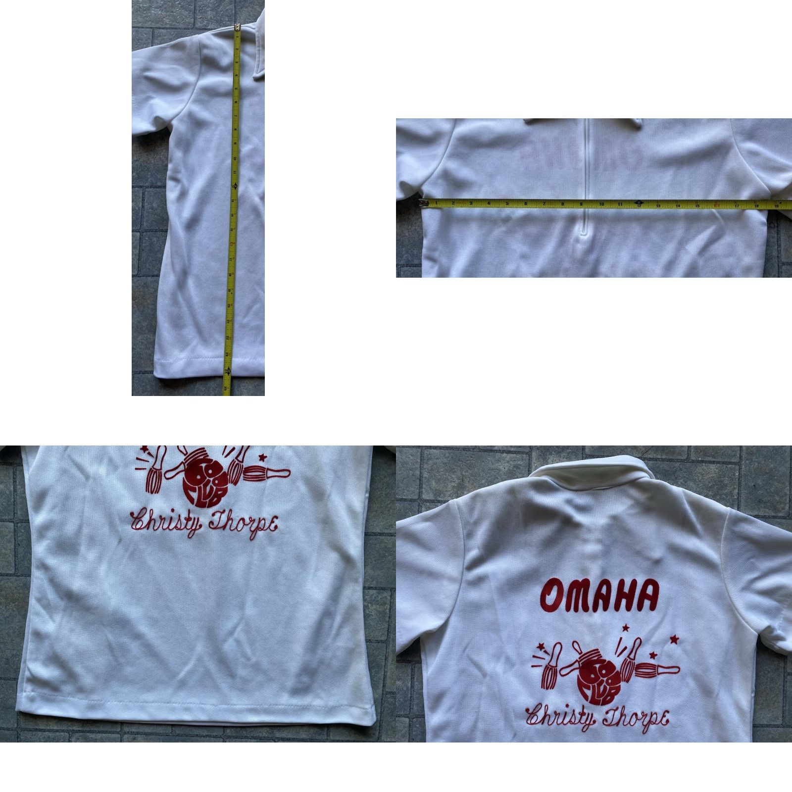 Vintage VINTAGE Mr Morts Bowling Shirt 36 White 1970s Christy Thorpe Omaha 600 Club Shirt Mens Size XS / US 0-2 / IT 36-38 - 9 Thumbnail