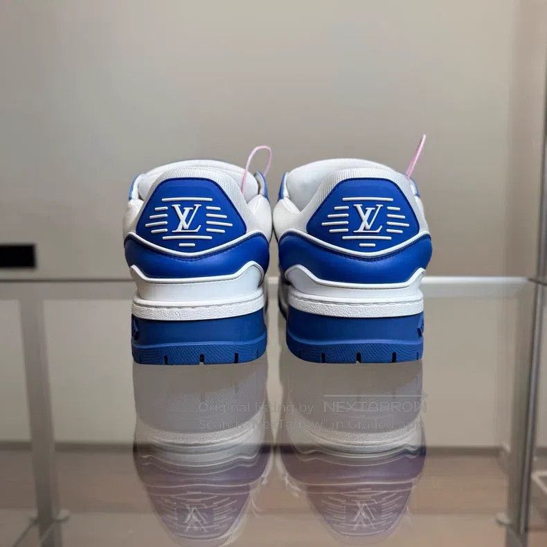 Louis Vuitton Louis Vuitton TRAINER Fat Ding White Blue shoes Size US 8 / EU 41 - 5 Thumbnail