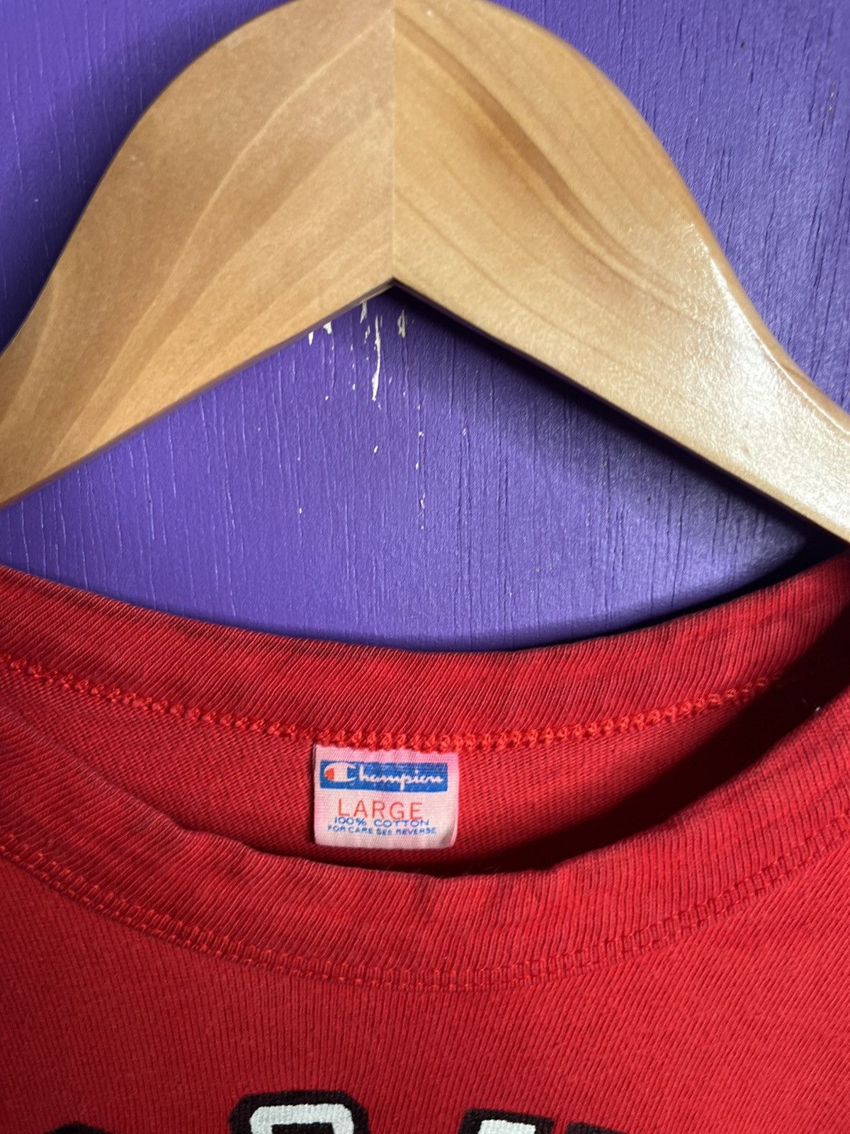 Champion × Vintage Vintage 70s Champion Pershing pandas t-shirt Size US M / EU 48-50 / 2 - 4 Thumbnail