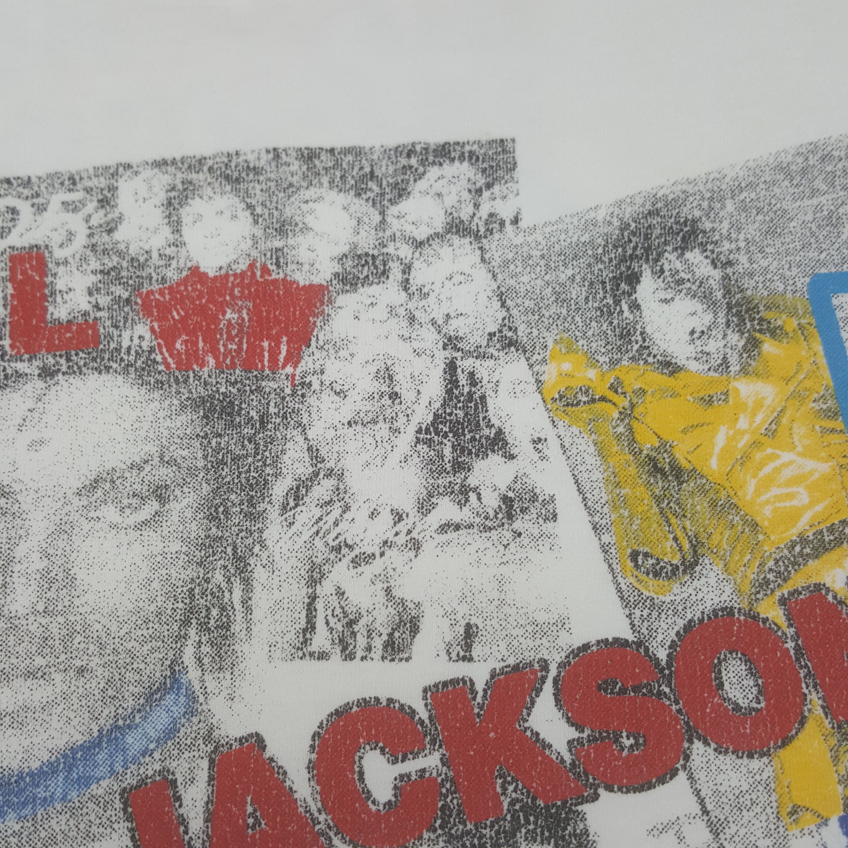 Band Tees × Michael Jackson × Vintage Vintage Michael Jackson American Singer Dancer Tshirt Size US L / EU 52-54 / 3 - 8 Thumbnail