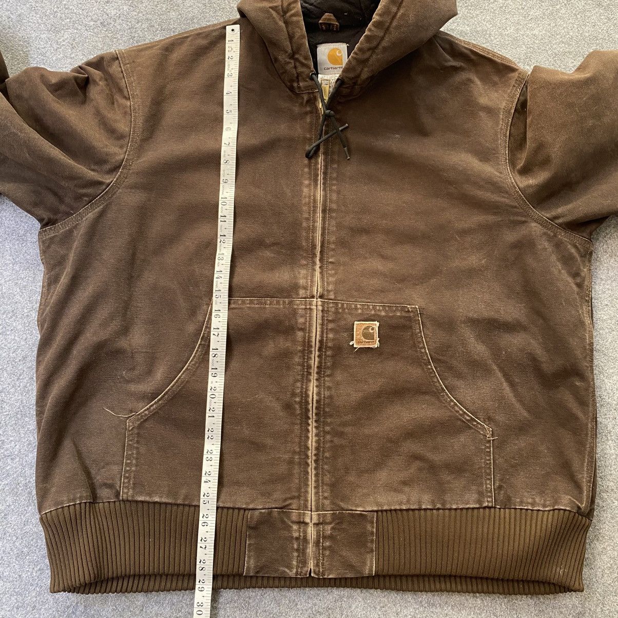 Carhartt Vintage Carhartt Brown Active Hooded Jacket Size US XL / EU 56 / 4 - 9 Thumbnail