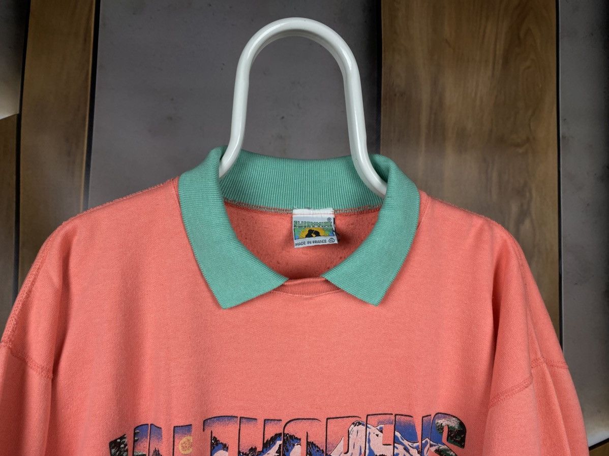 Vintage 🍿Vintage 1958 Polo Sweatshirt Rugby Snoopy Val Thorens Tee🍿 Size US XL / EU 56 / 4 - 6 Thumbnail