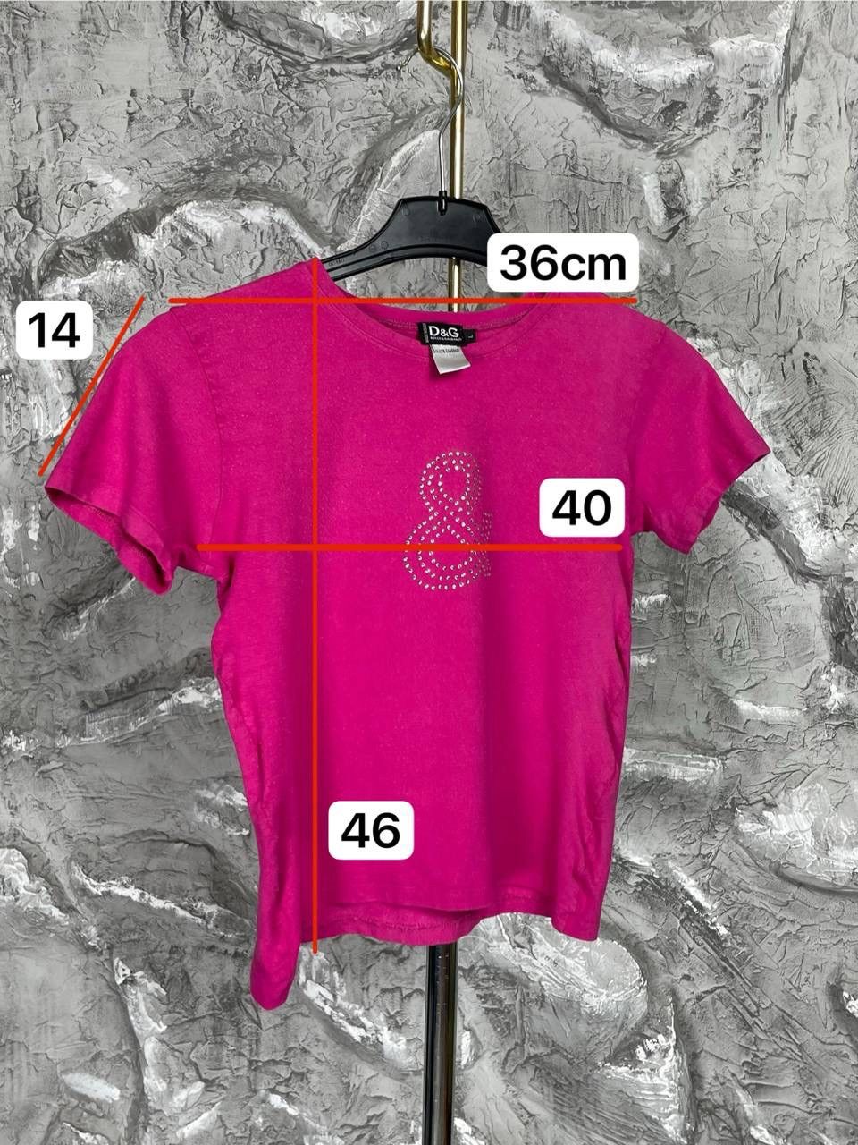 Dolce & Gabbana Dolce Gabbana Vintage Y2K Rhinestones Logo Cropped T-shirts Size M / US 6-8 / IT 42-44 - 6 Thumbnail