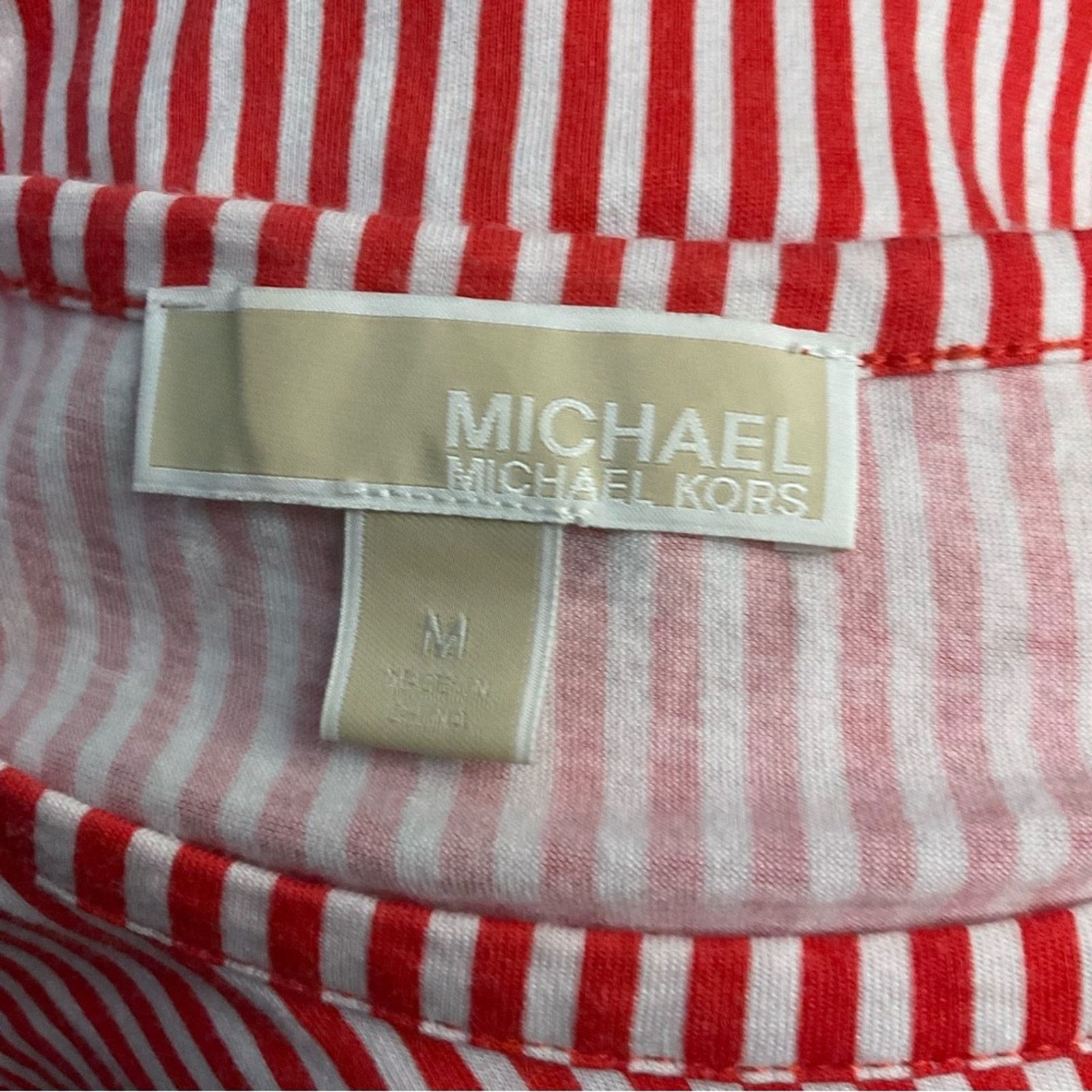 Michael Kors MICHAEL Michael Kors Short Sleeve Ruffle Tier Peplum Size M / US 6-8 / IT 42-44 - 8 Thumbnail