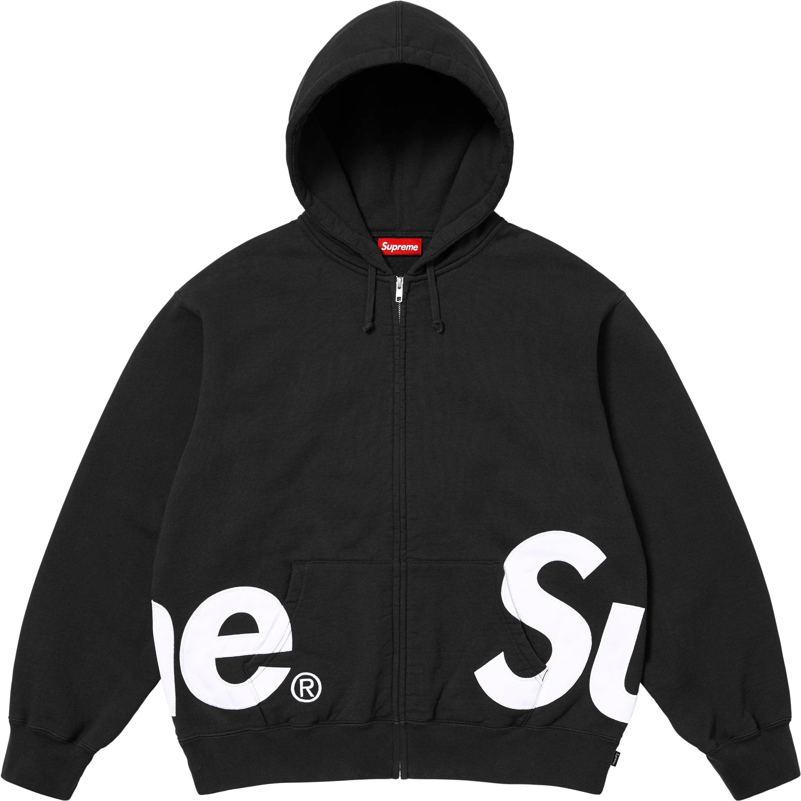 Supreme Big Logo Zip Up Hooded Sweatshirt Size US L / EU 52-54 / 3 - 1 Thumbnail