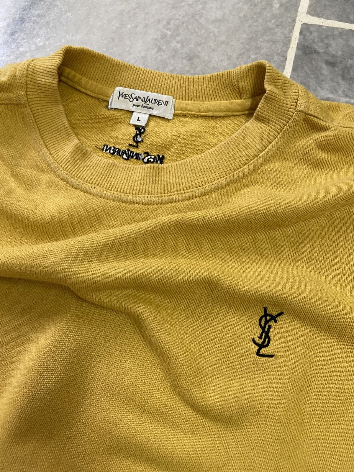 Yves Saint Laurent Vintage Yves Saint Laurent Sweatshirt Size US L / EU 52-54 / 3 - 5 Thumbnail