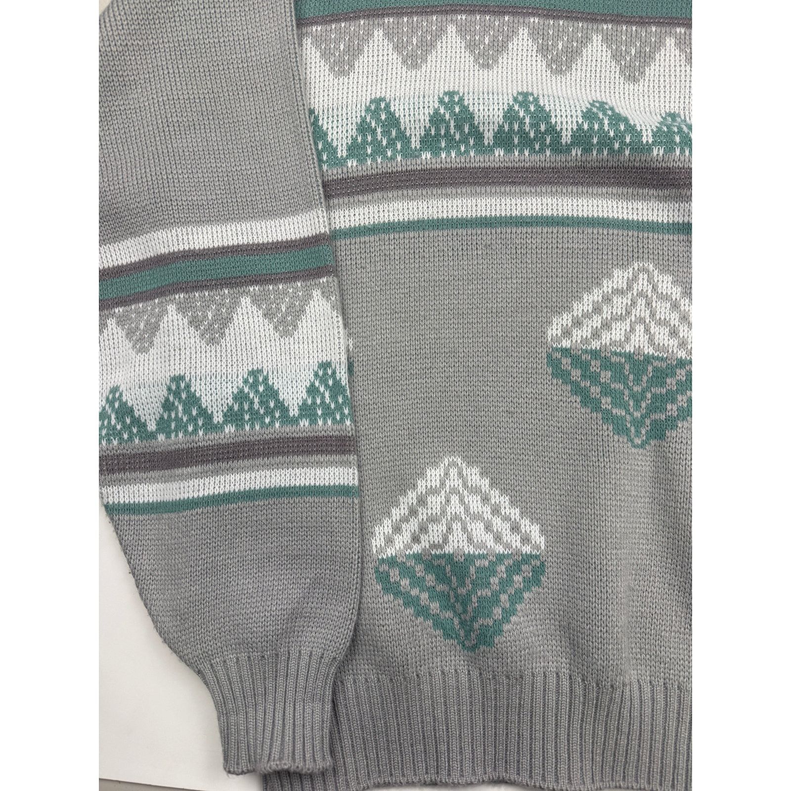 Vintage Vintage Town Craft Abstract Argyle Print Acrylic Sweater L Size US L / EU 52-54 / 3 - 4 Thumbnail