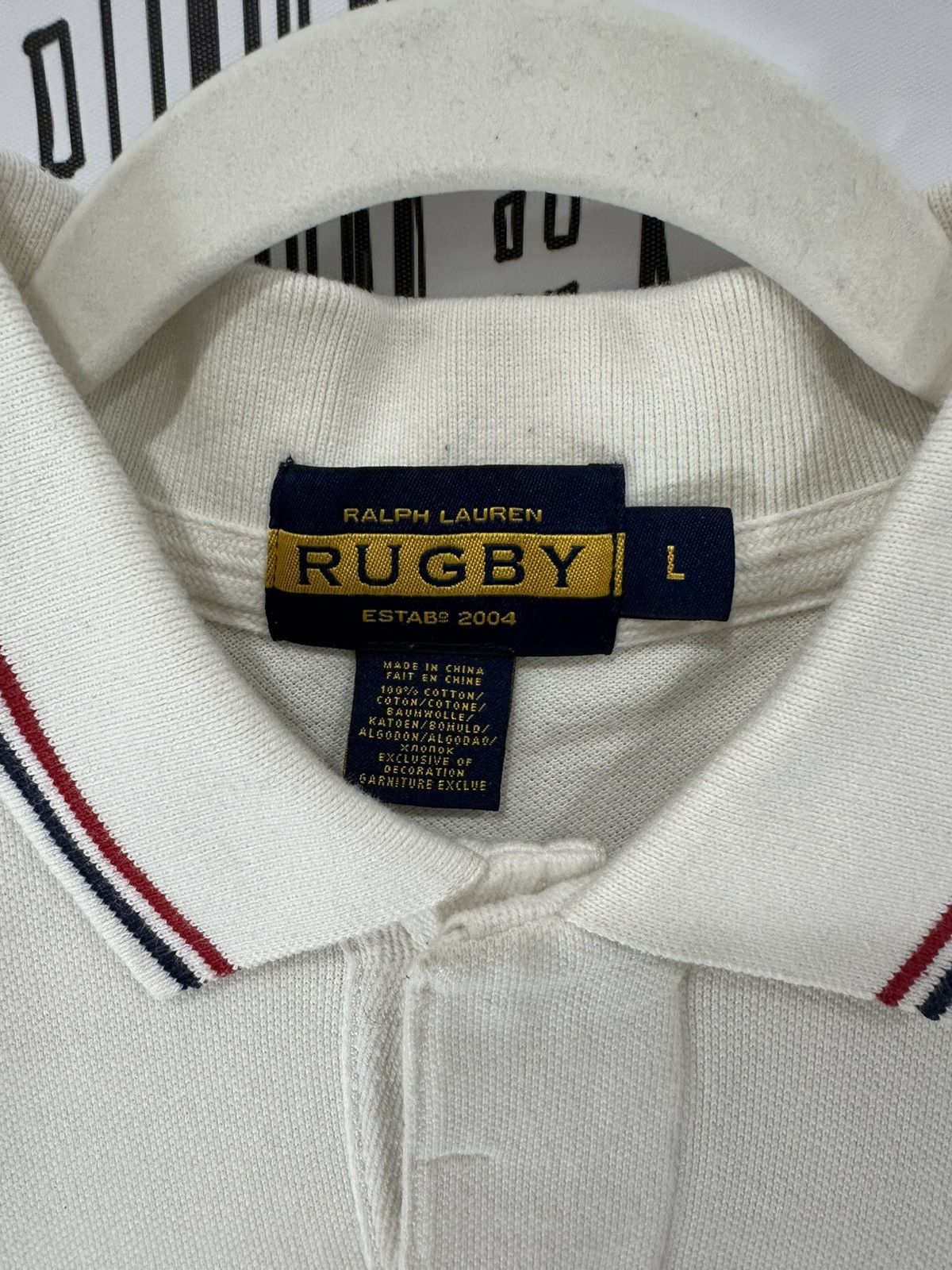 Polo Ralph Lauren Rugby Ralph Lauren Big Kicker Polo White L Size US L / EU 52-54 / 3 - 5 Thumbnail