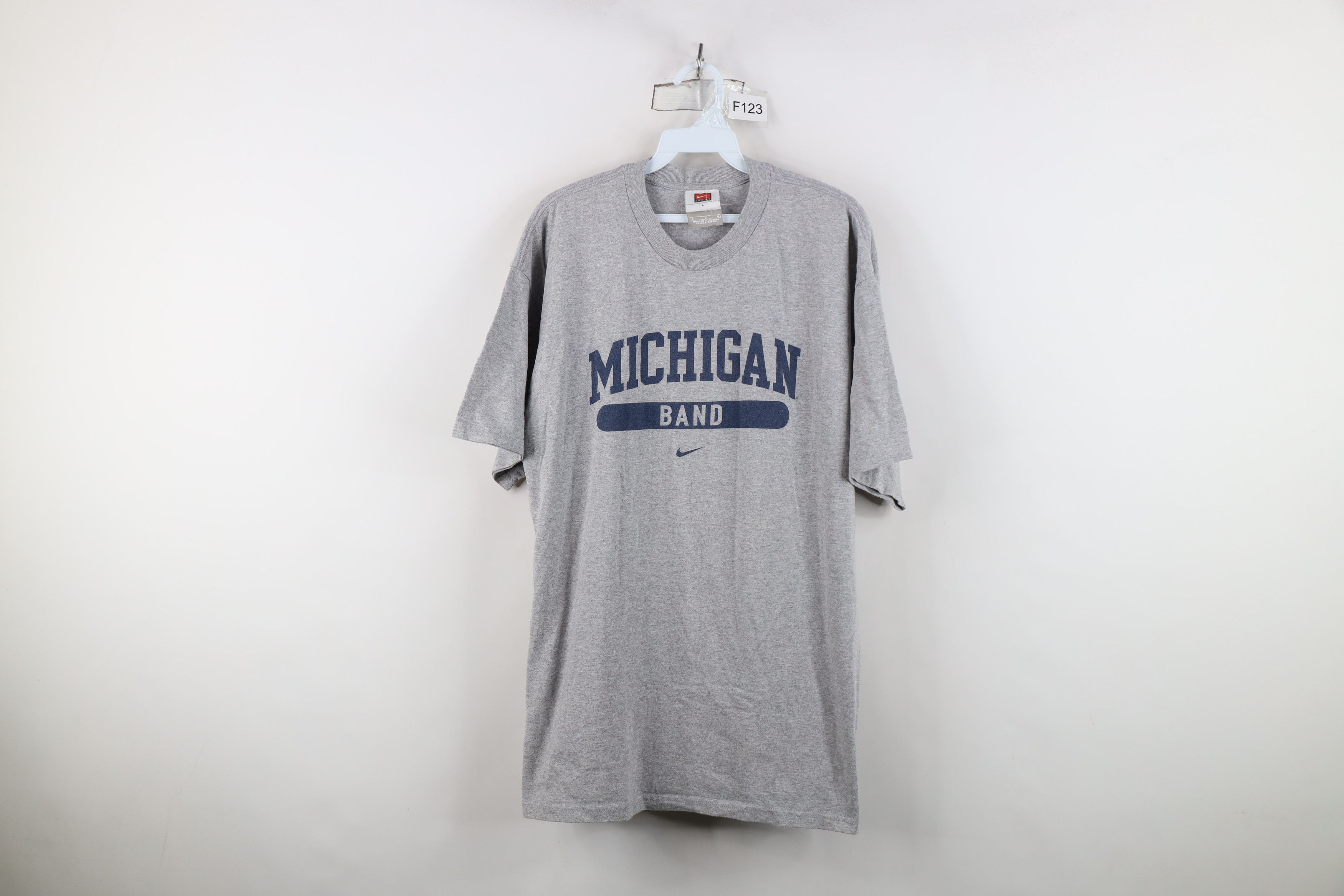 Nike Vintage Nike Swoosh University of Michigan Band T-Shirt Size US L / EU 52-54 / 3 - 1 Thumbnail