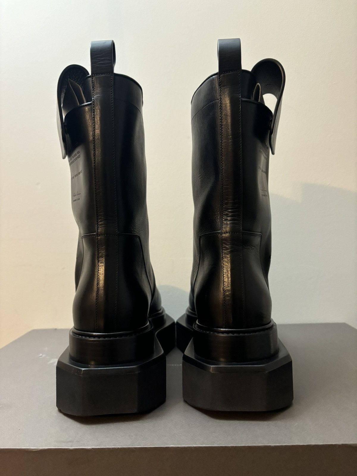 Rick Owens Rick Owens Cyclops Fogpocket Leather Boots Size US 10 / EU 43 - 8 Thumbnail
