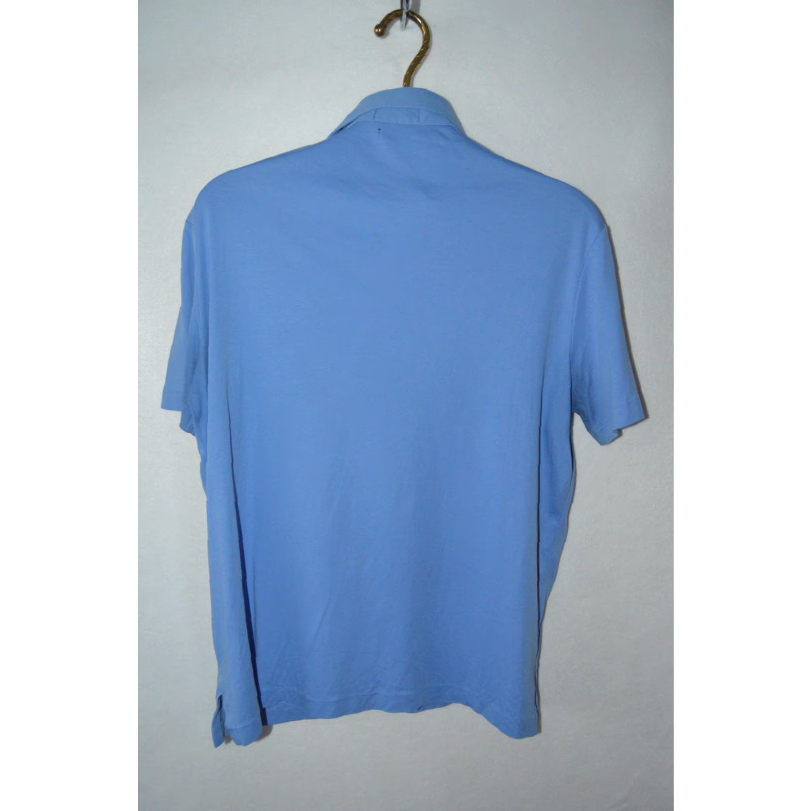 Polo Ralph Lauren Polo Ralph Lauren Polo Shirt Men Blue Cotton Knit Short Sleeve Regular Fit Size US L / EU 52-54 / 3 - 2 Thumbnail