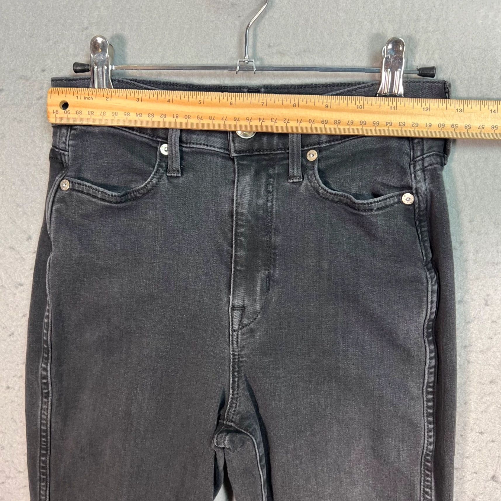 AYR Ayr Womens Black Skinny Jeans Size 27 x 32 Cotton Blend 5-Pocket Stretch Size 27" / US 4 / IT 40 - 5 Thumbnail