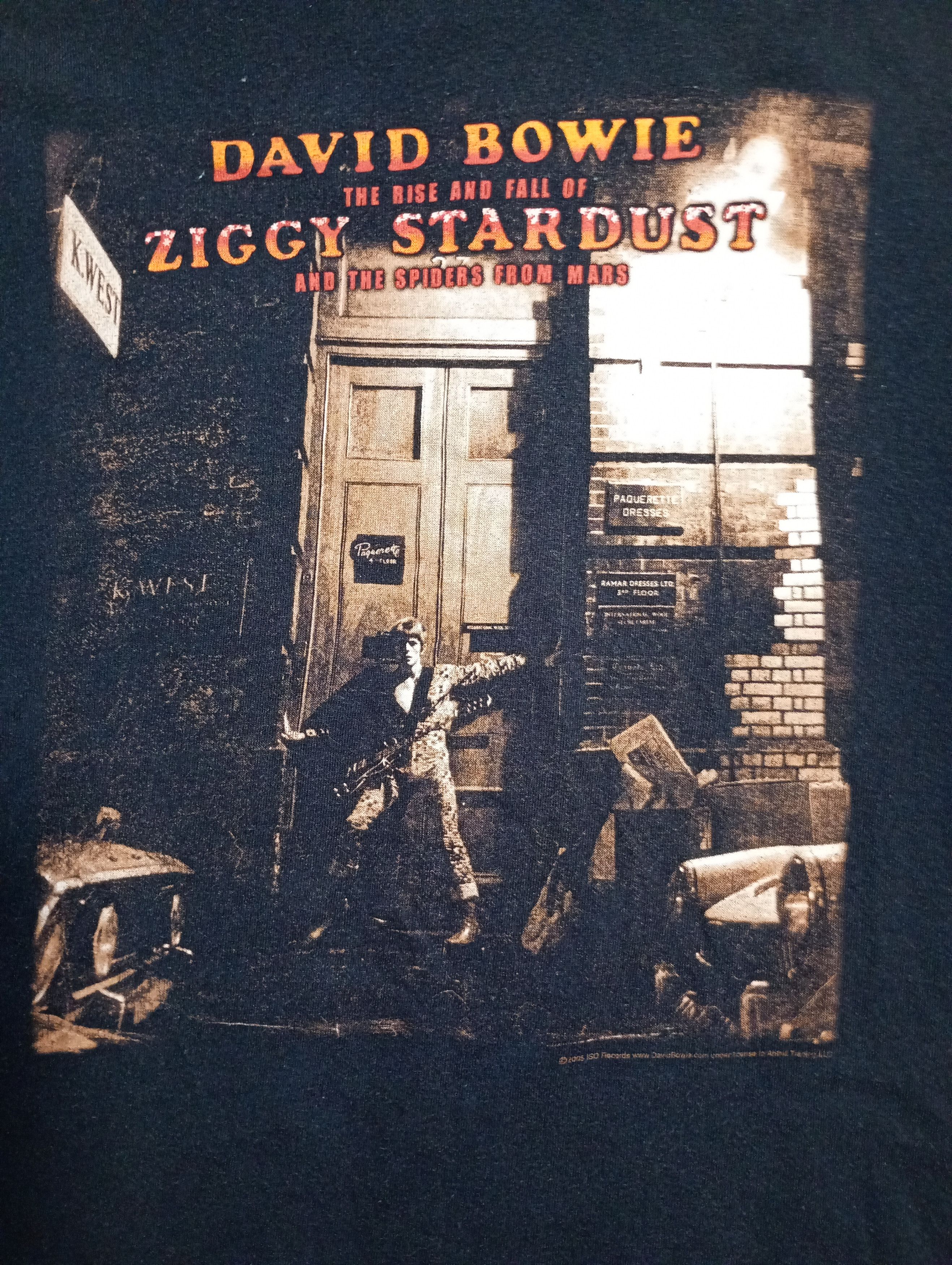 Band Tees David Bowie Ziggy Stardust T-Shirt 2005 Size US L / EU 52-54 / 3 - 8 Thumbnail
