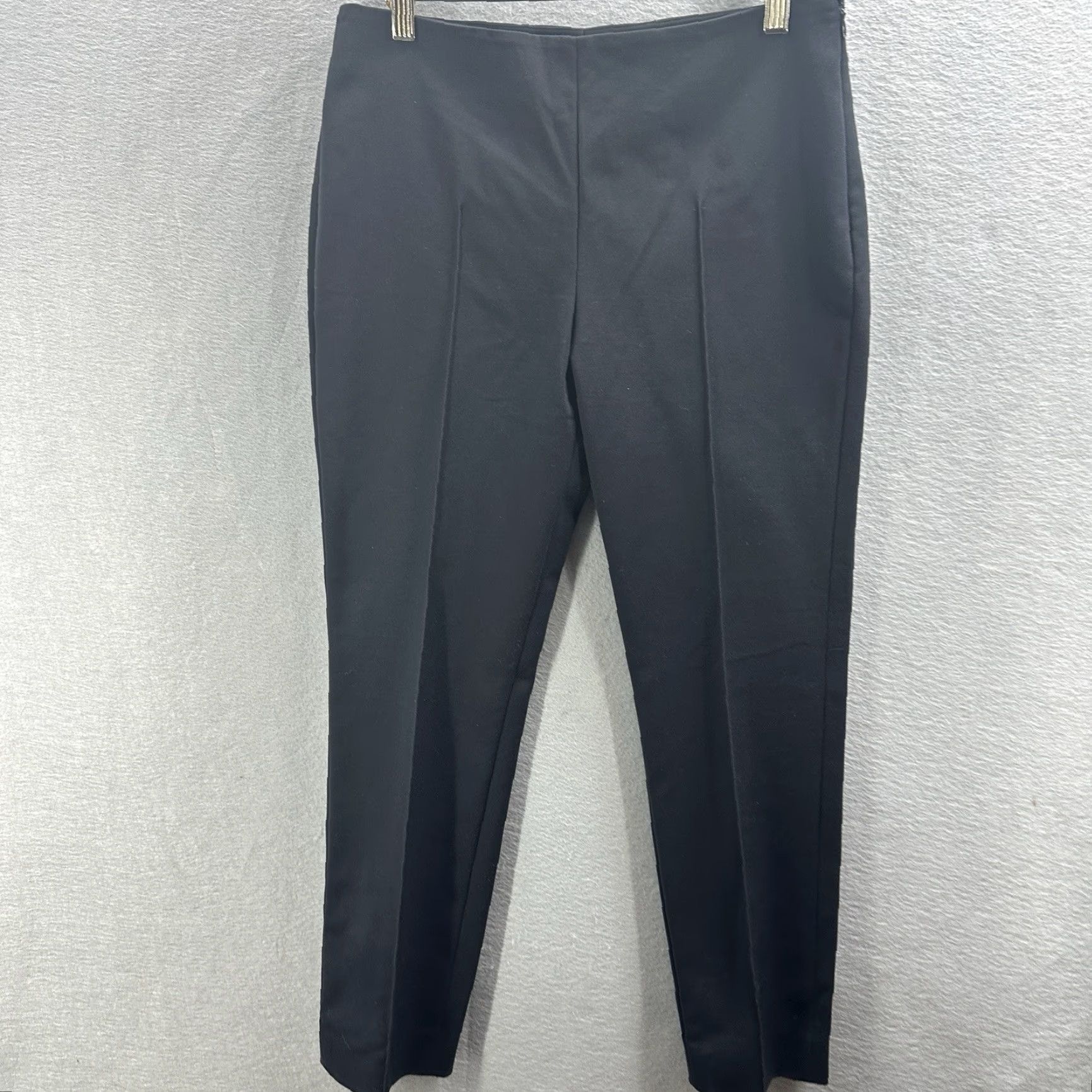 Akris Akris Punto Franca Techno Pants Slim Black Cotton Blend Stretch Women's 4 Active City 90s Style Boots? Size 27" / US 4 / IT 40 - 2 Thumbnail