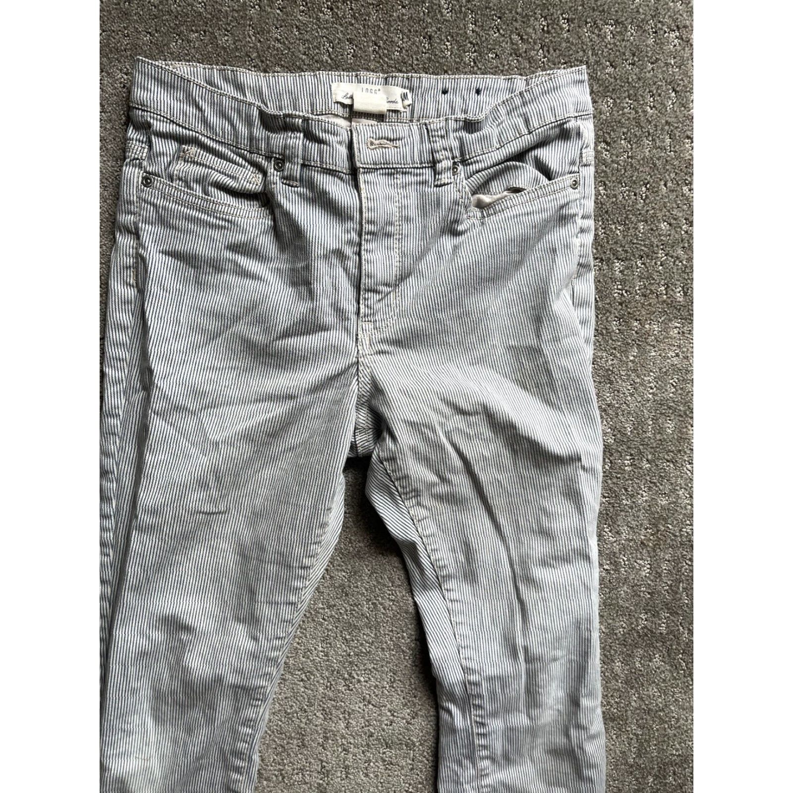 H&M H&M Women Pants Chino Skinny 4 Pocket Blue Size 8 29in Inseam Cotton Blend Size 30" / US 8 / IT 44 - 2 Thumbnail