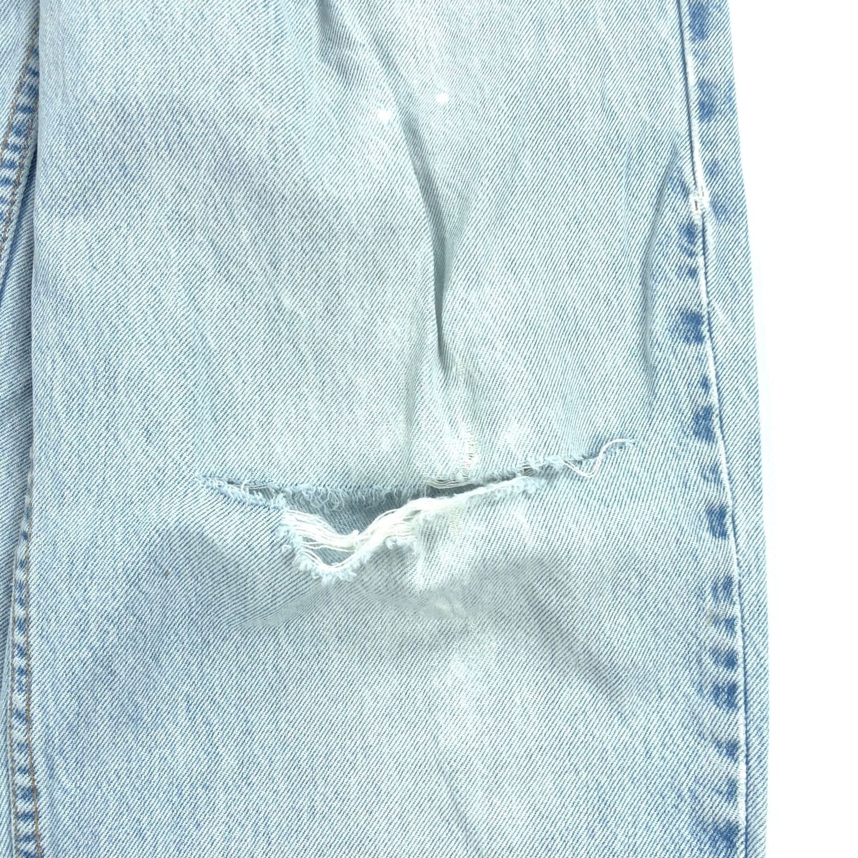 Levi's VINTAGE Levi's 560 Jeans Mens 32x33 Light Wash 90s Distress Tapered Blue Jeans Distressed Mens 90s Size US 32 / EU 48 - 6 Thumbnail