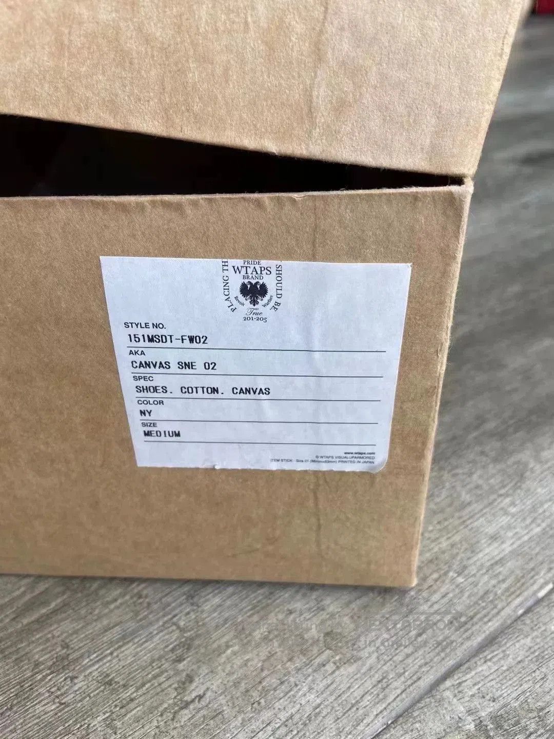Wtaps WTAPS Canvas Sne 02 Cotton Shoes. Size US 9 / EU 42 - 6 Thumbnail
