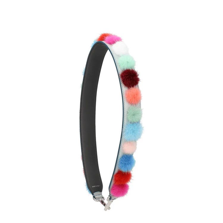 Fendi ob1o1e0525 Size: OS / Leather Shoulder Strap in Multicolor Size ONE SIZE - 1 Thumbnail