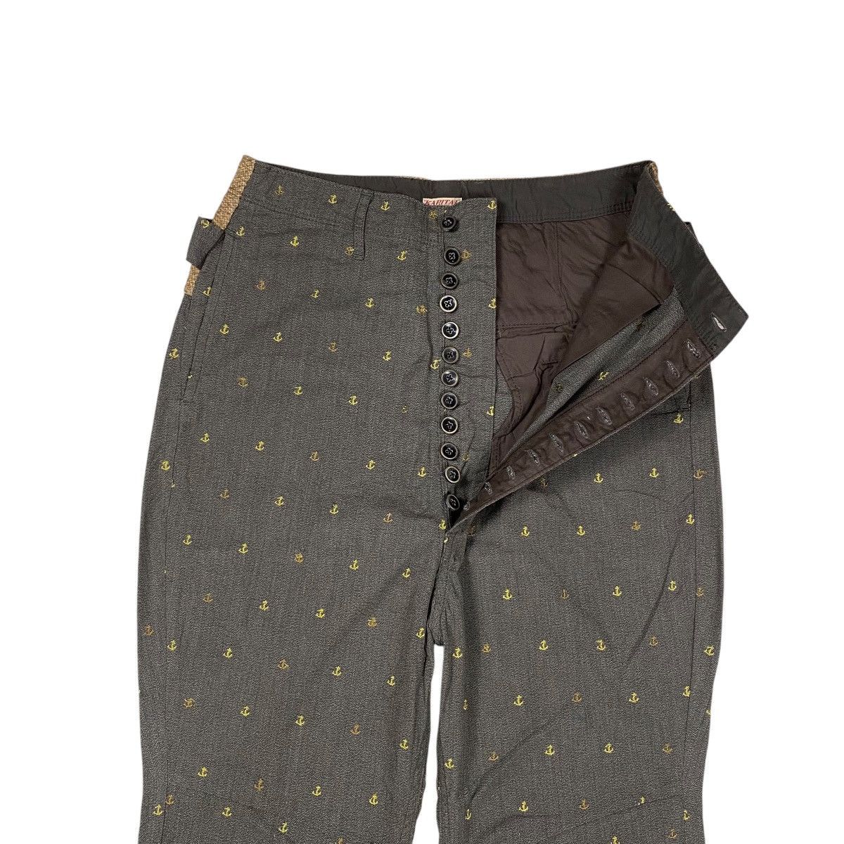 Kapital Kountry Kapital Anchor Pattern Chainsback Trousers Pants Size US 30 / EU 46 - 4 Thumbnail