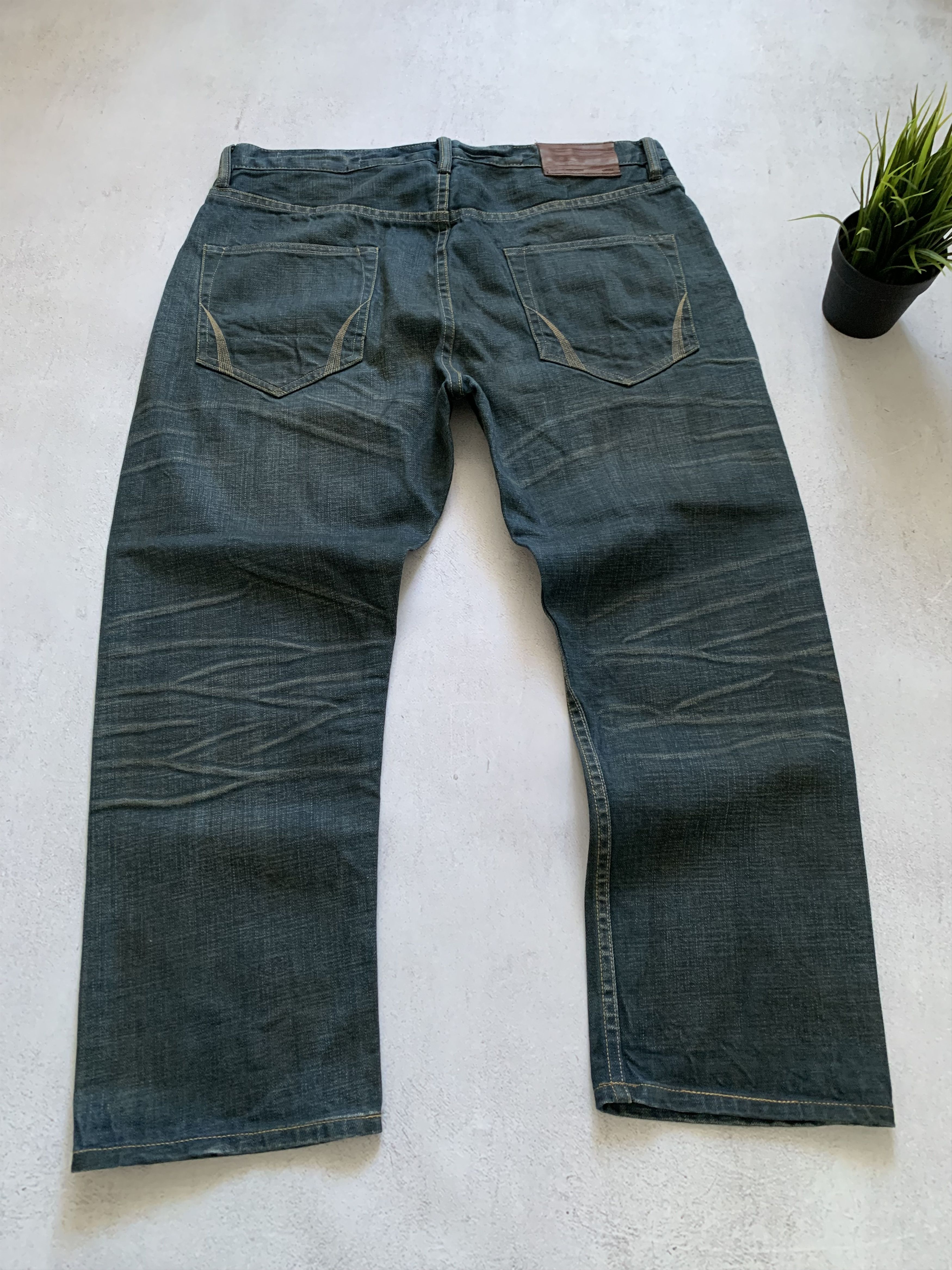 Allsaints × Japanese Brand Vintage Allsaints Jeans Denim Pants Baggy Dirty Distressed Size US 34 / EU 50 - 13 Thumbnail