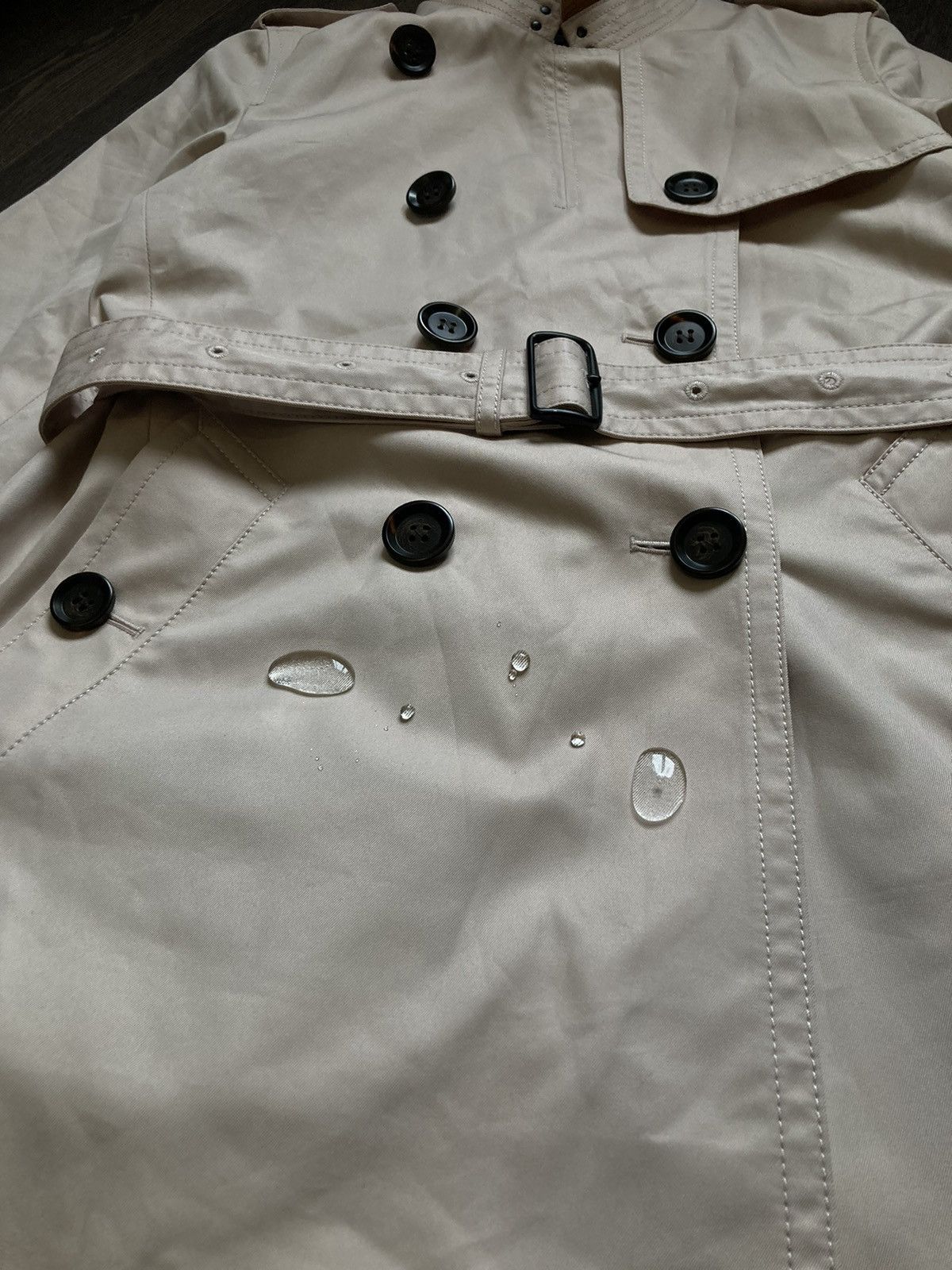 Coach × Designer Coach New York Women Waterproof Beige Trench Coat Belt S Size S / US 4 / IT 40 - 9 Thumbnail
