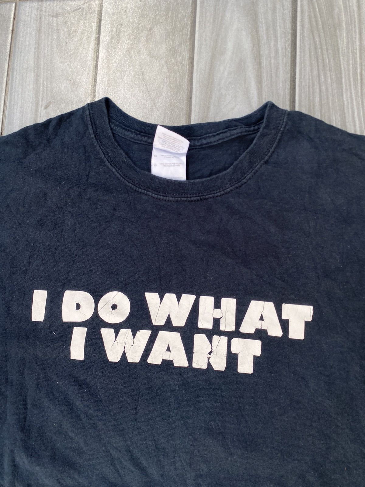 Gildan × Vintage Vintage “ i do what i want” tee Size US L / EU 52-54 / 3 - 3 Thumbnail