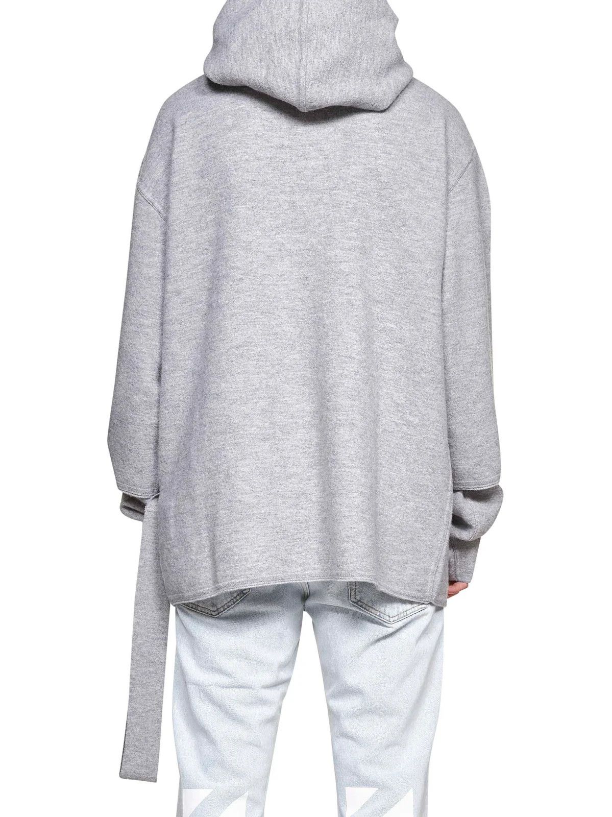 Off-White o1y0325 Logo Hooded Sweater in Grey Size US XS / EU 42 / 0 - 4 Thumbnail