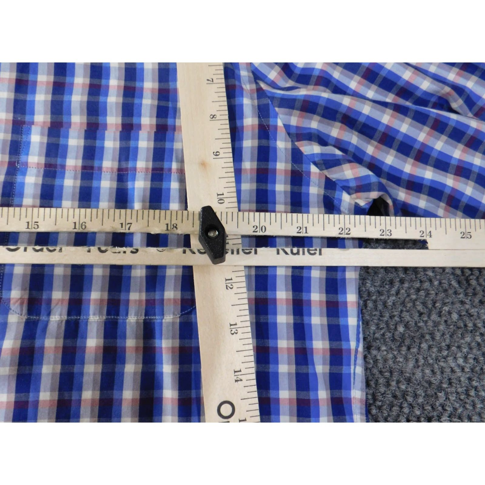 Rodd & Gunn Rodd & Gunn Shirt L Blue Plaid Button-Up Knit Cotton Casual Mens Regular Long Sleeve Button-Down Collar Modern Sports Western Size US L / EU 52-54 / 3 - 5 Thumbnail