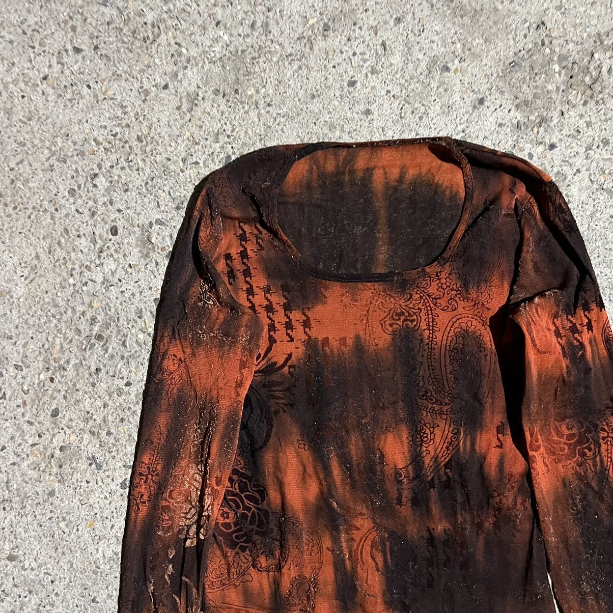 Jean Paul Gaultier × Vintage Jean Paul Gaultier style le twin mesh top long sleeved Size M / US 6-8 / IT 42-44 - 3 Thumbnail