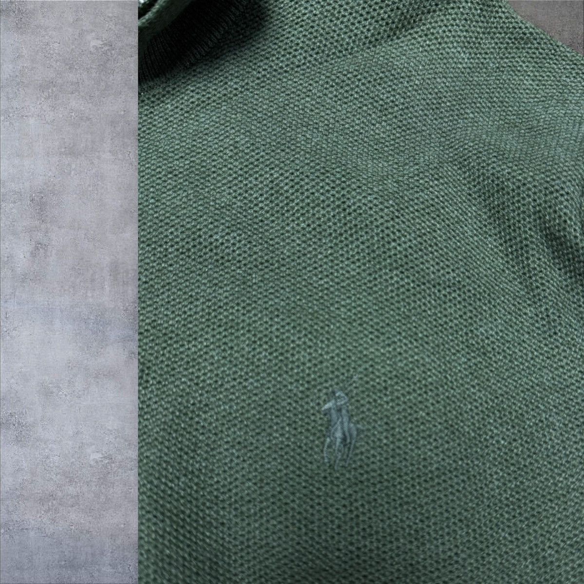 Polo Ralph Lauren Khaki green halfzip polo Ralph Lauren size M fit L Size US M / EU 48-50 / 2 - 5 Thumbnail