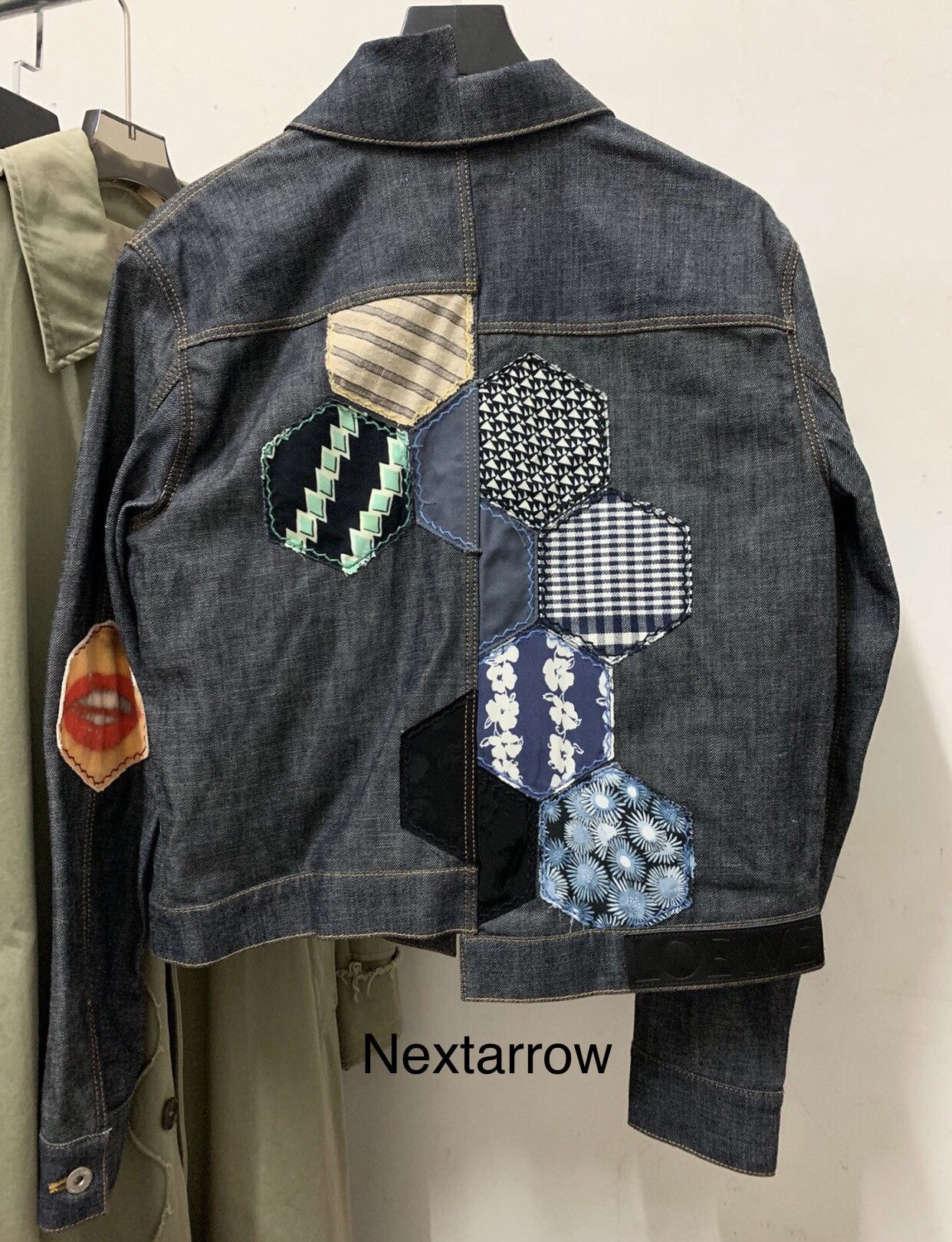 Loewe LOEWE asymmetrical patch denim short jacket2412-Nextarrow Size US S / EU 44-46 / 1 - 2 Thumbnail