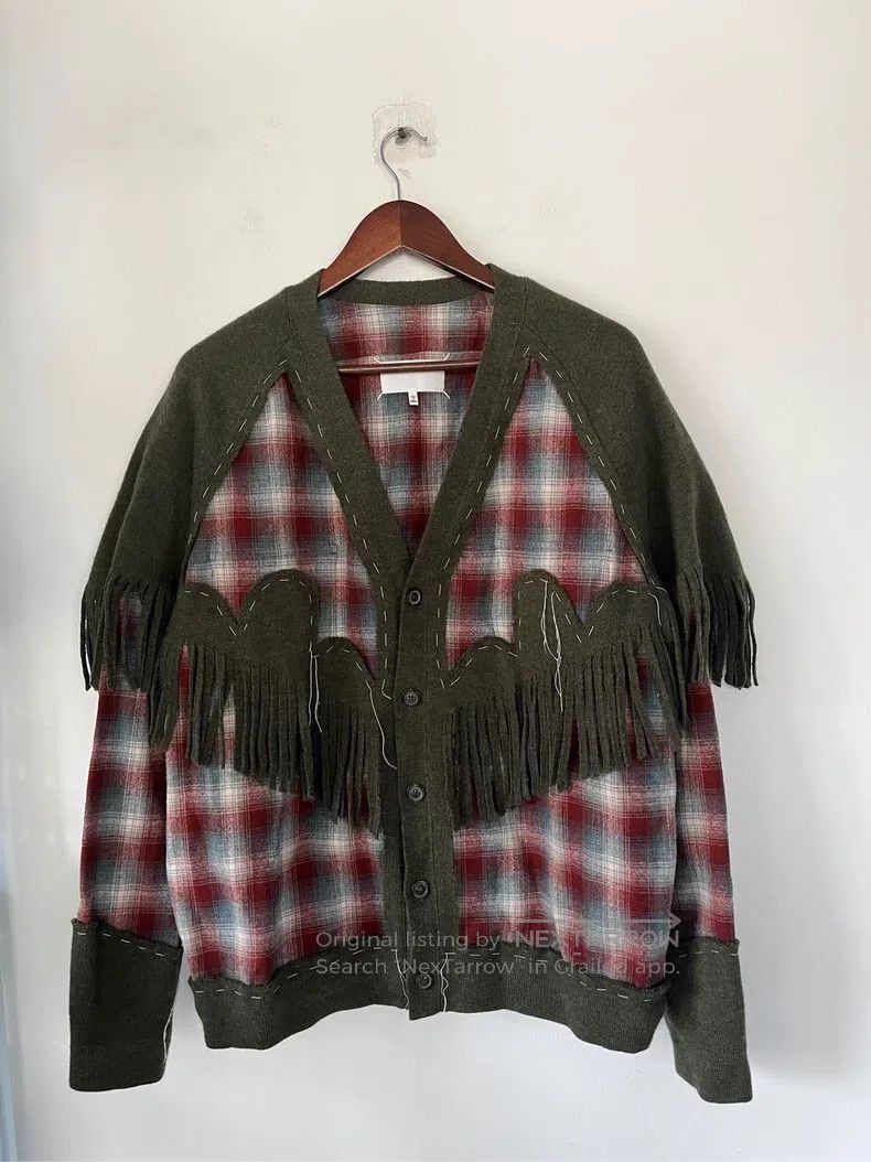 Maison Margiela Maison Margiela Woollen knitted tassel cardigan coat Size M / US 6-8 / IT 42-44 - 1 Thumbnail
