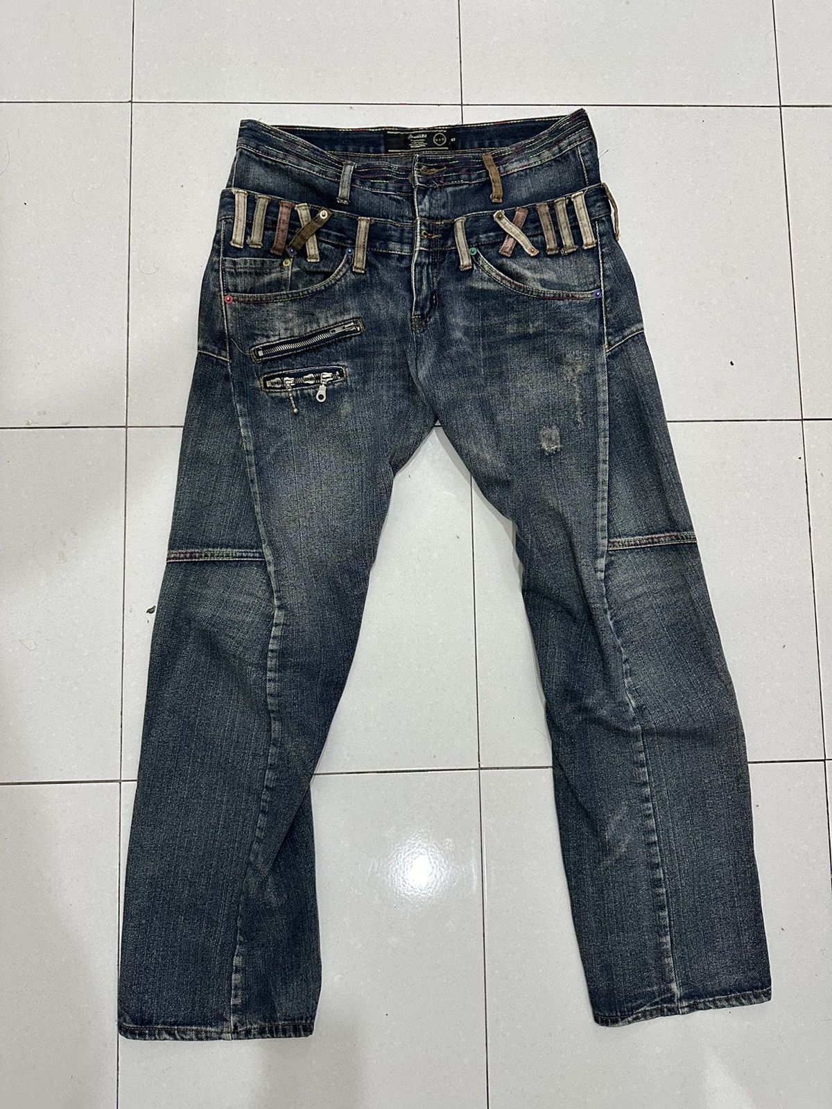 Japanese Brand Breath Mint Double Waist Like Undercover Pants Size US 34 / EU 50 - 7 Thumbnail