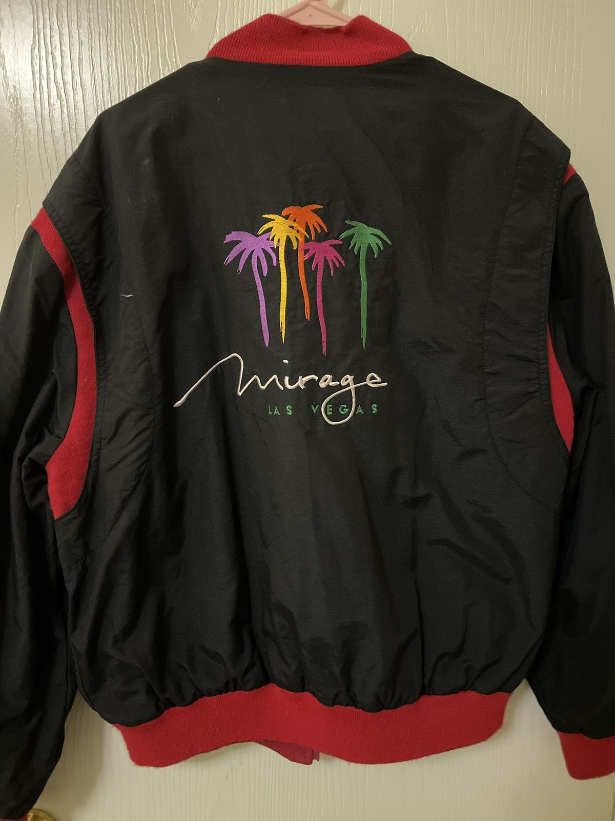 Vintage Vintage 1990 THE MIRAGE BOXING Reversible Bomber Size US L / EU 52-54 / 3 - 4 Thumbnail