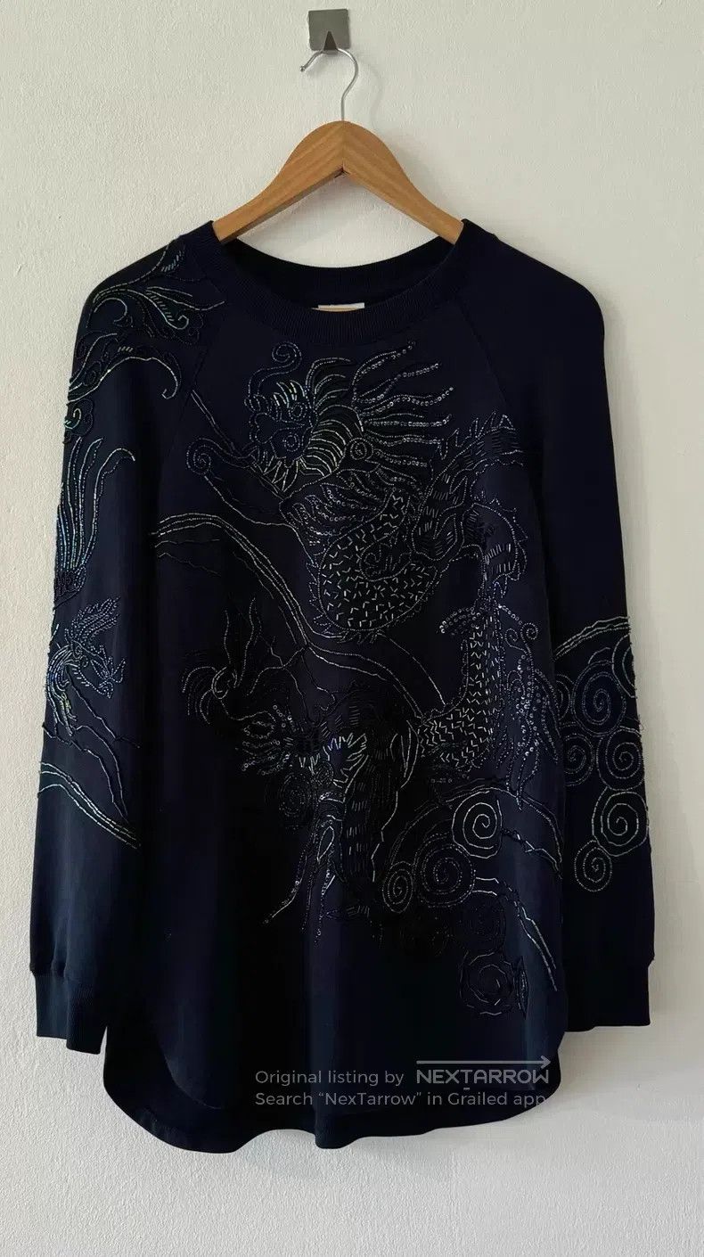 Dries Van Noten Dries Van Noten Heavy Embroidery Beaded Sweatshirt Size S / US 4 / IT 40 - 4 Thumbnail