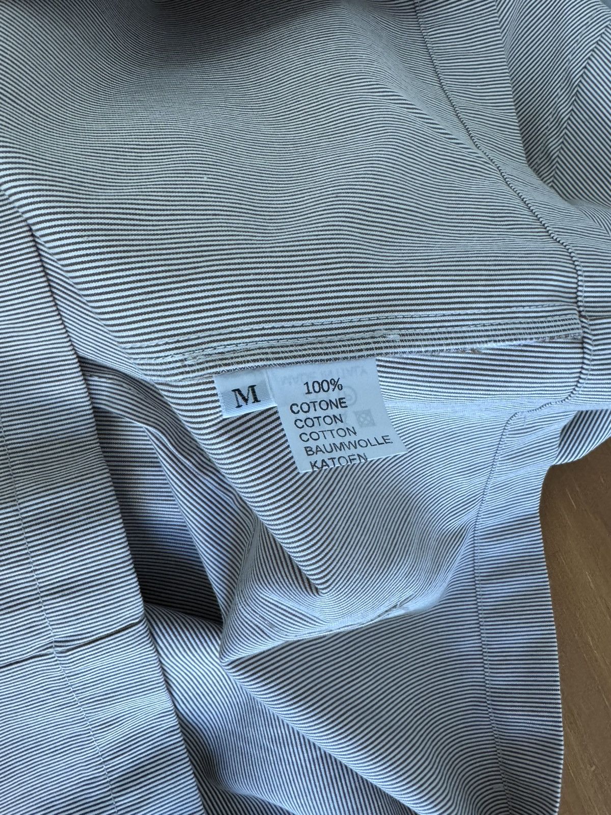CAMO by Stefano Ughetti Camo Biella Cotton Twill Overshirt M Beige Brown Italy Size US M / EU 48-50 / 2 - 5 Thumbnail