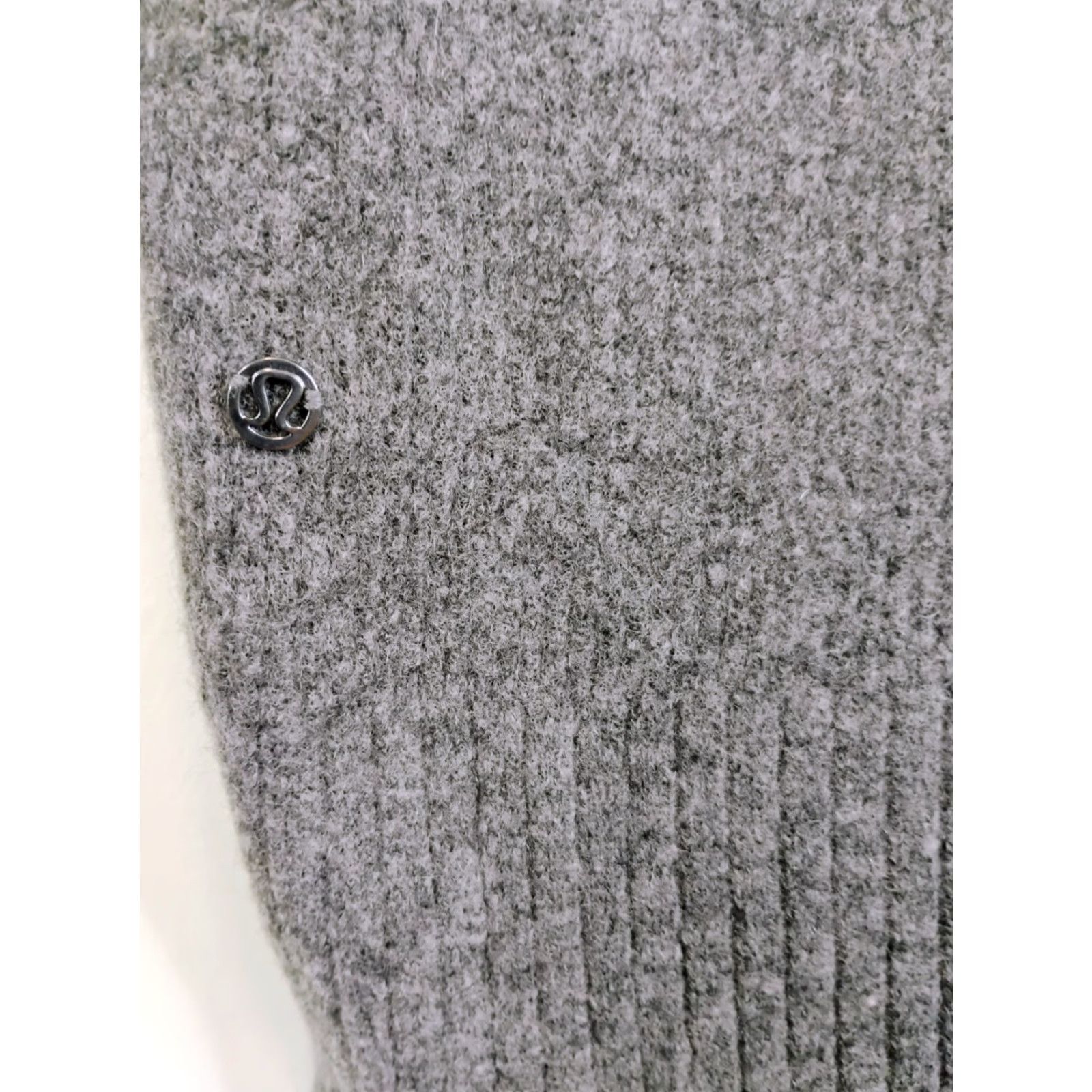 Lululemon Lululemon Restful Intention Knit Sweater Oversized Small Black Heathered Size S / US 4 / IT 40 - 3 Thumbnail