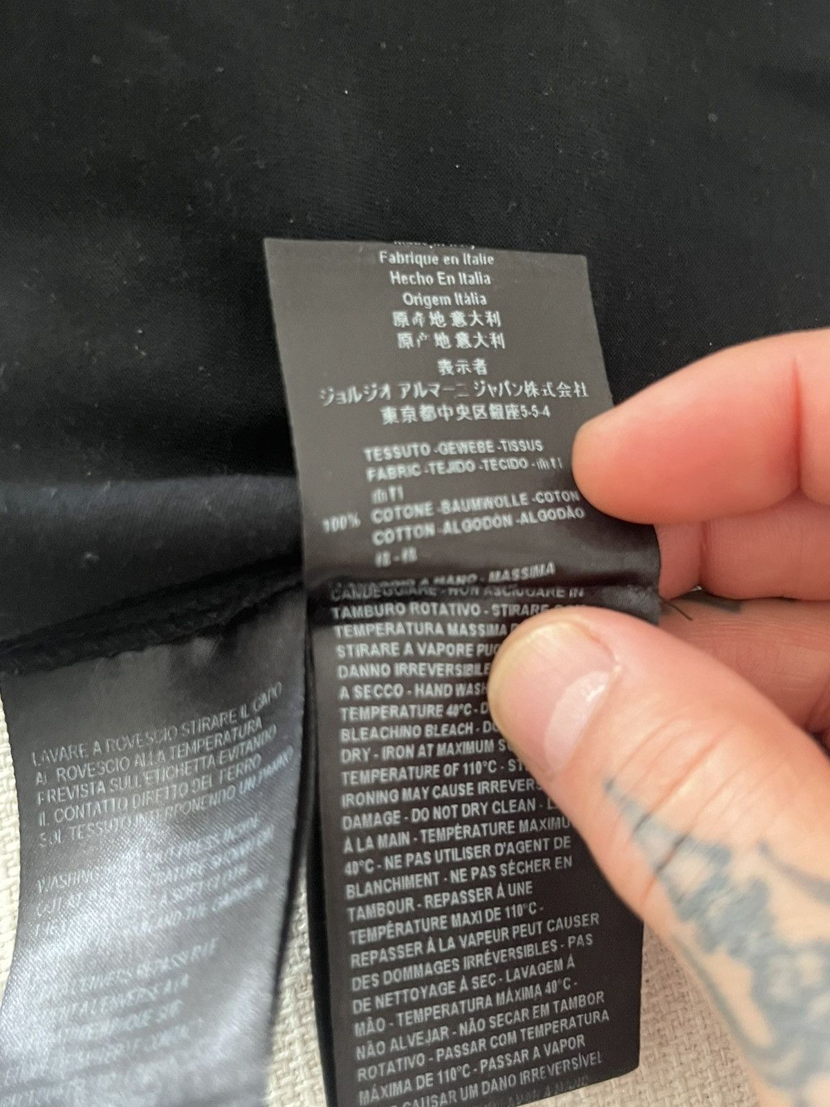 Giorgio Armani GA Tee Size US S / EU 44-46 / 1 - 7 Thumbnail