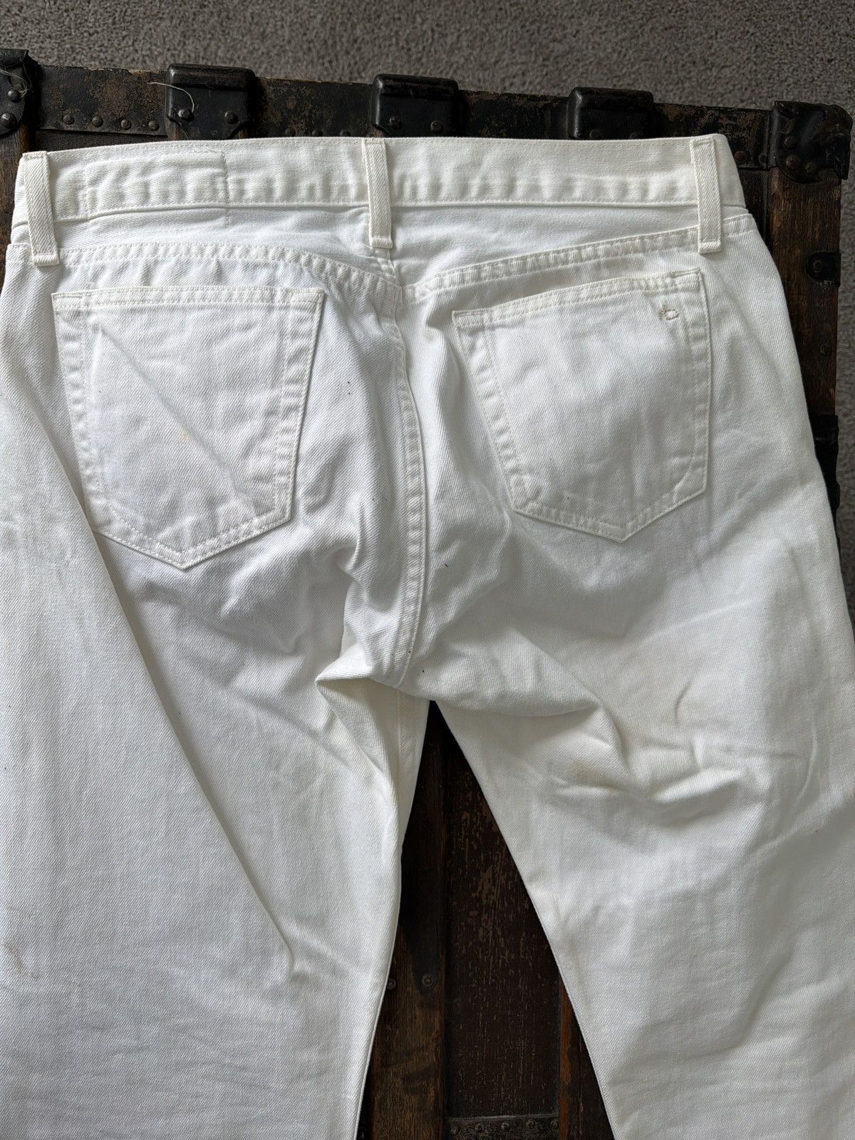 Rag & Bone Rag & Bone White Denim Jeans Size US 32 / EU 48 - 3 Thumbnail