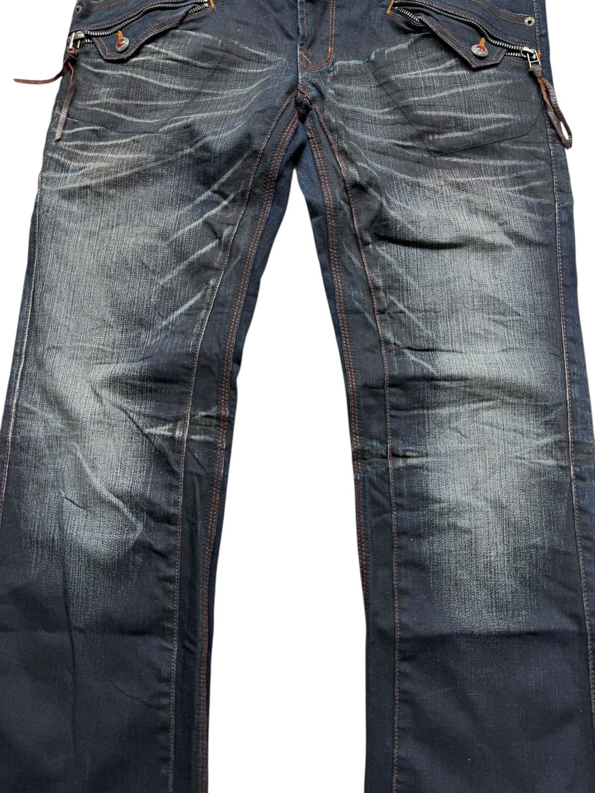 Nicole Club Flared Jeans Sick Nicole Club Claumark Distressed Denim. Size US 35 - 4 Thumbnail