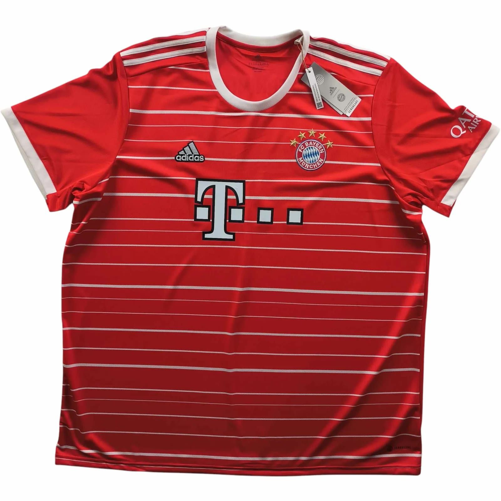 Adidas NEW Bayern Munich 2022-23 Adidas home football jersey 3XL Size US XXL / EU 58 / 5 - 1 Thumbnail