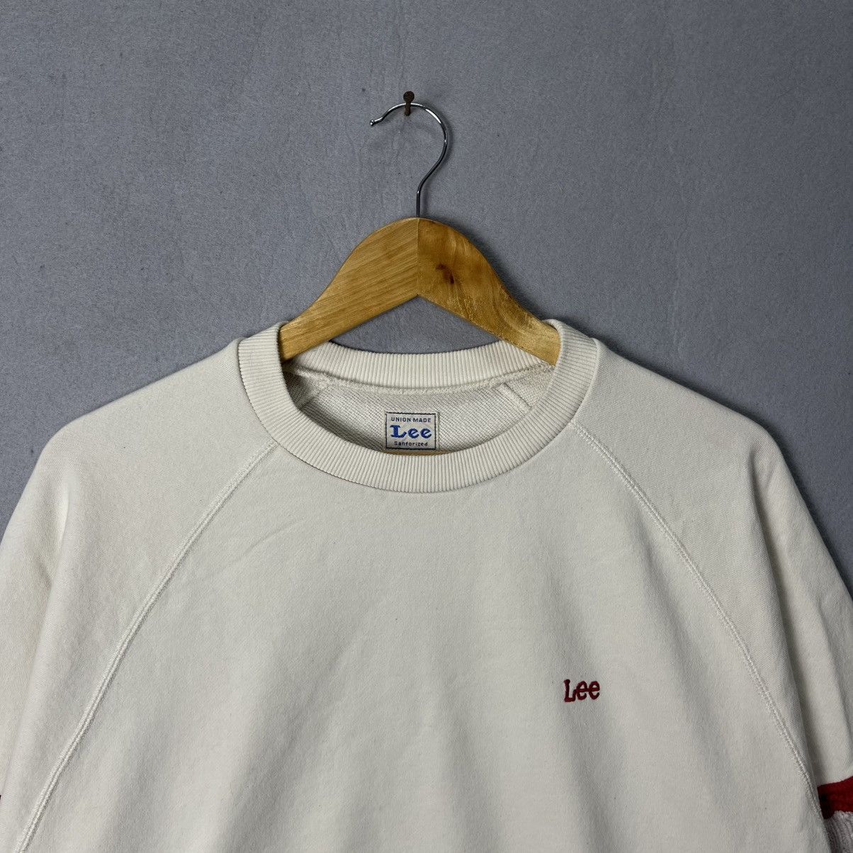 Lee 1980s–1990s Lee Union Made Color-Block Crewneck Sweatshirt Size US M / EU 48-50 / 2 - 2 Thumbnail