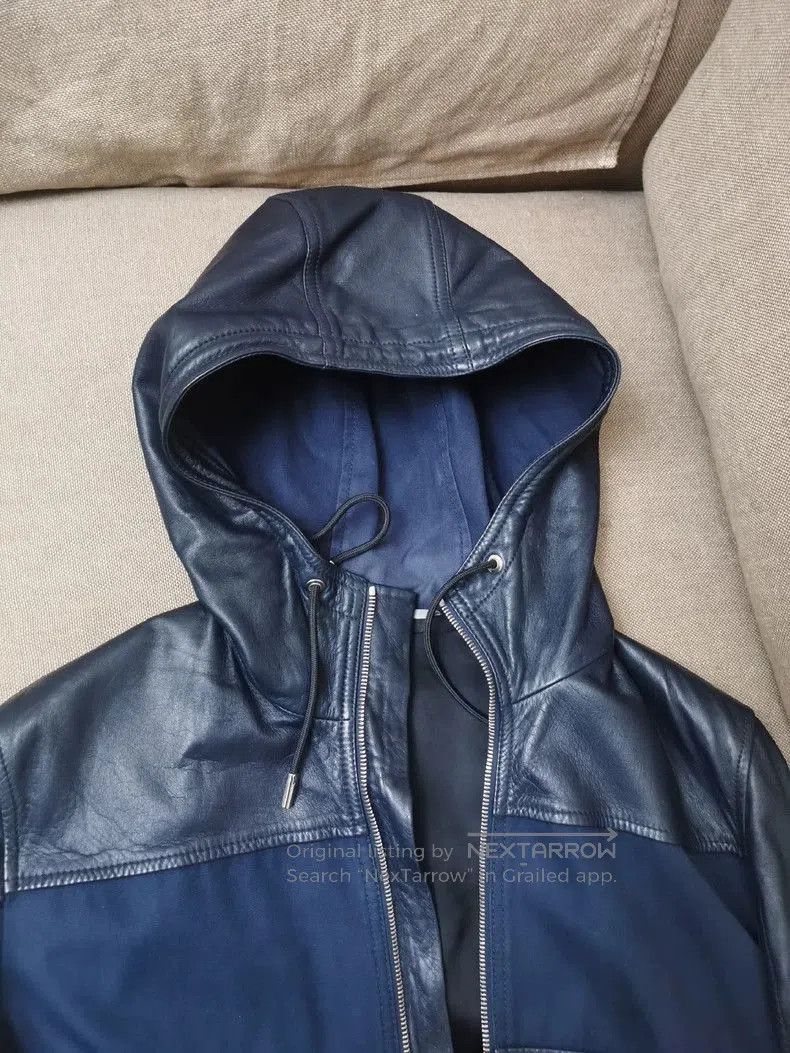 Dior Dior Homme Patchwork Leather Jacket with Hood. Size US M / EU 48-50 / 2 - 4 Thumbnail