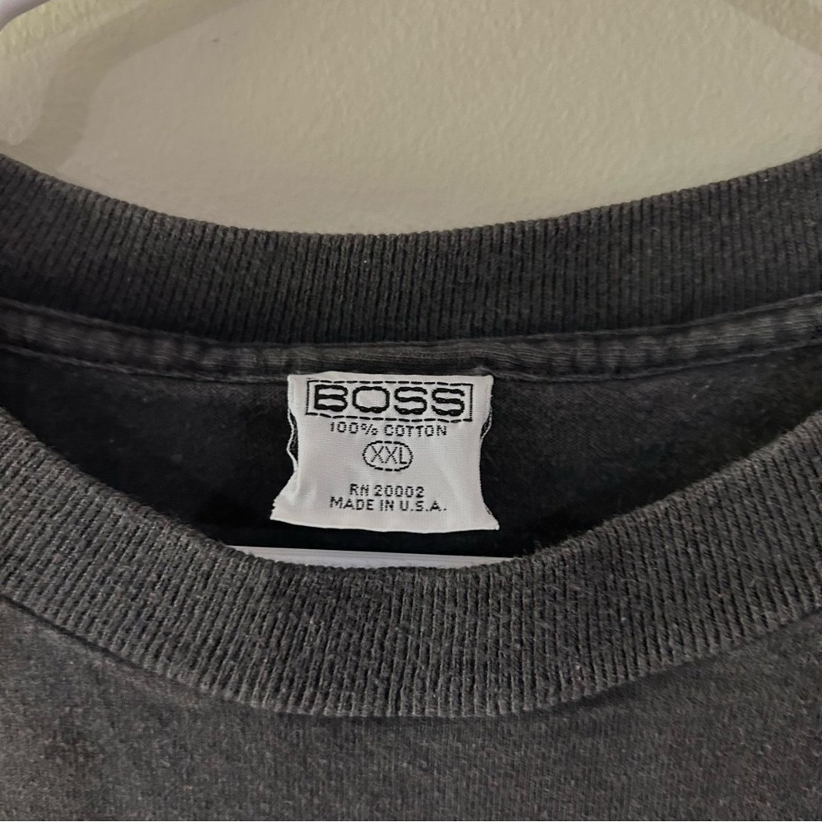 Other Vintage Boss Logo Faded Shirt Size US XXL / EU 58 / 5 - 5 Thumbnail