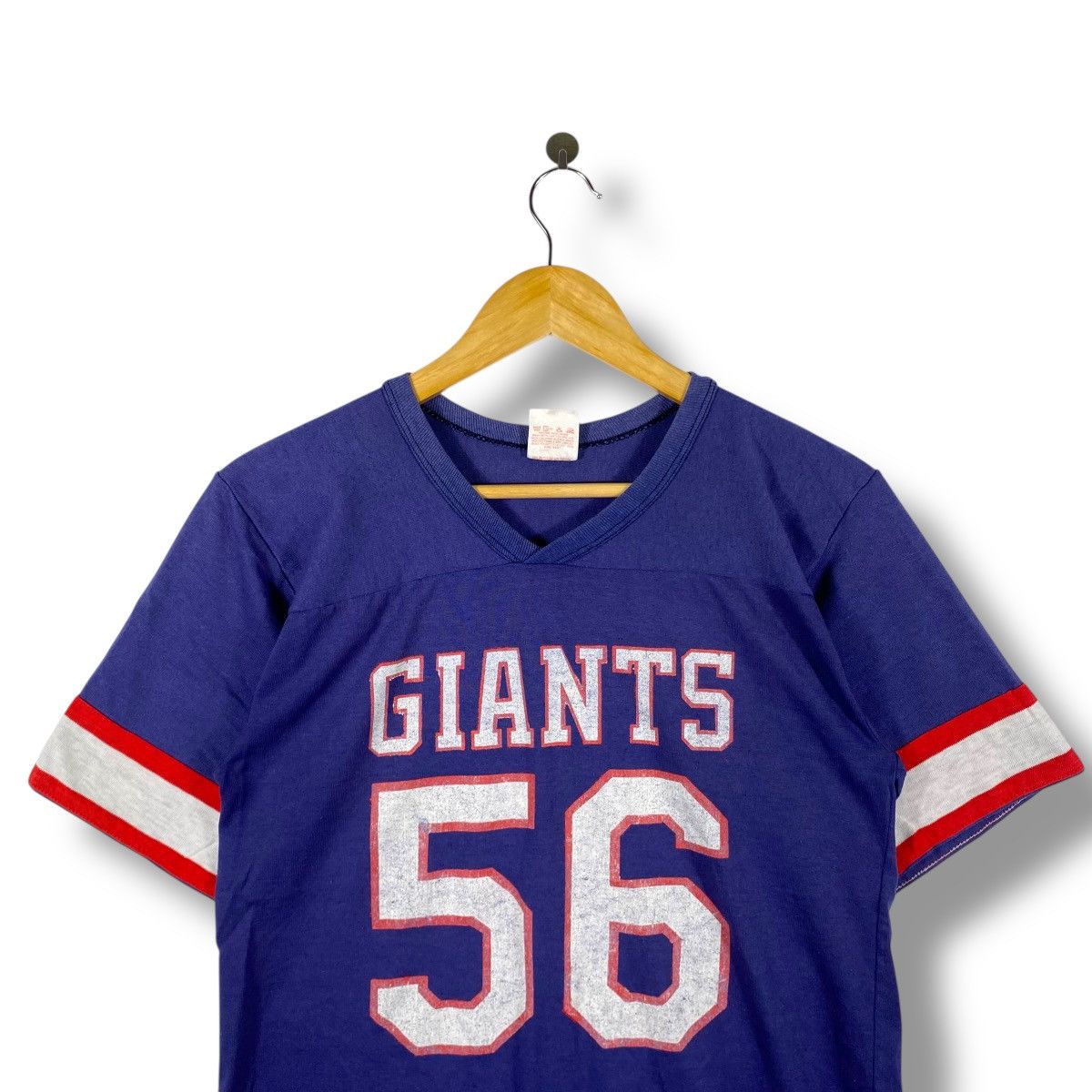NFL × Vintage Vintage 80's Rawlings GIANTS 56 Nfl Official Product Tee Size US M / EU 48-50 / 2 - 2 Thumbnail