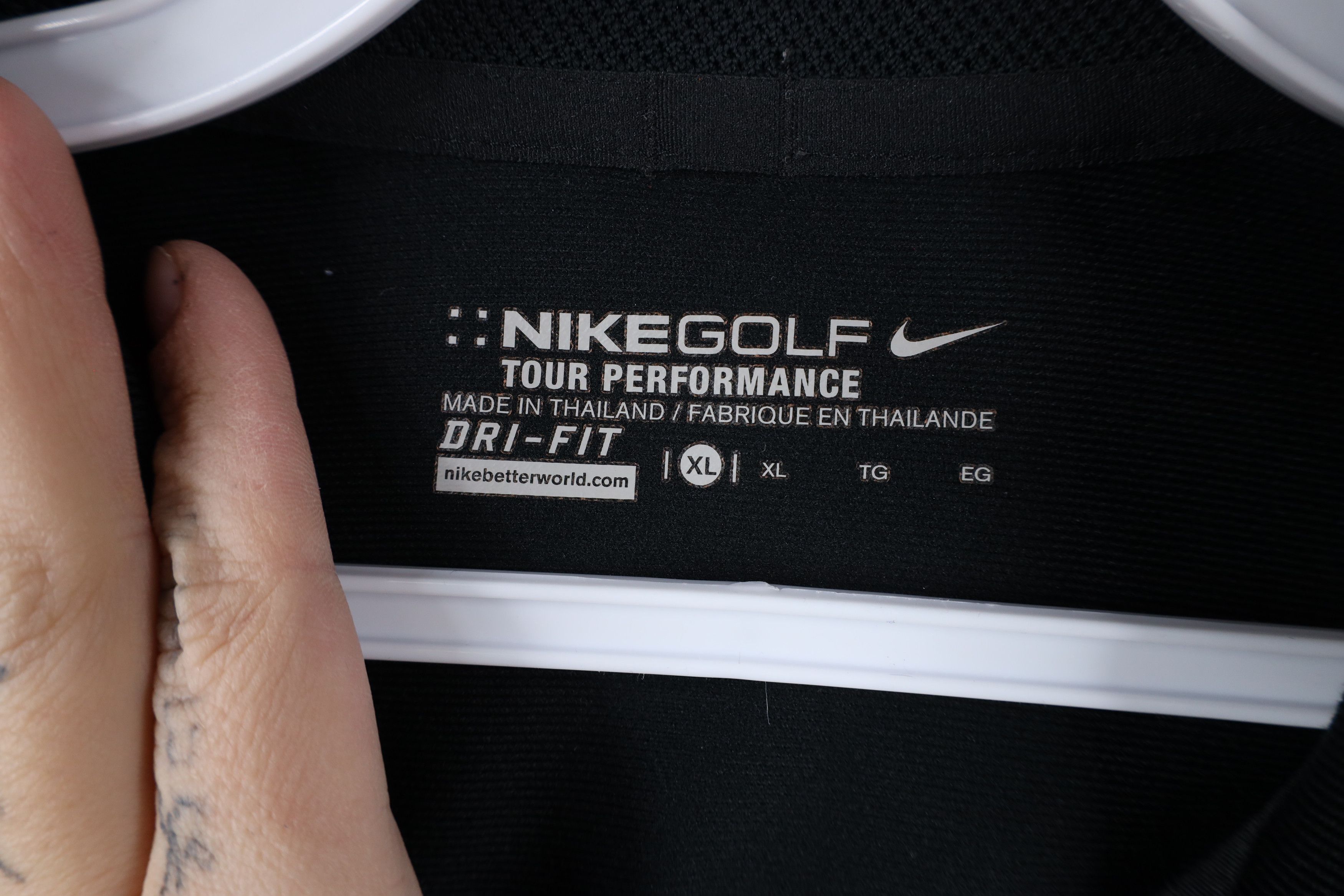 Nike × Vintage Nike Golf Performance Pittsburgh Baseball Polo Shirt Black Size US XL / EU 56 / 4 - 7 Thumbnail