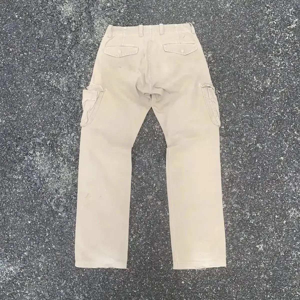 Surplus Research BLUE WAY x SURPLUS TROUSERS DISTRESSED KNEE UTILITY CARGO Size US 29 - 12 Thumbnail