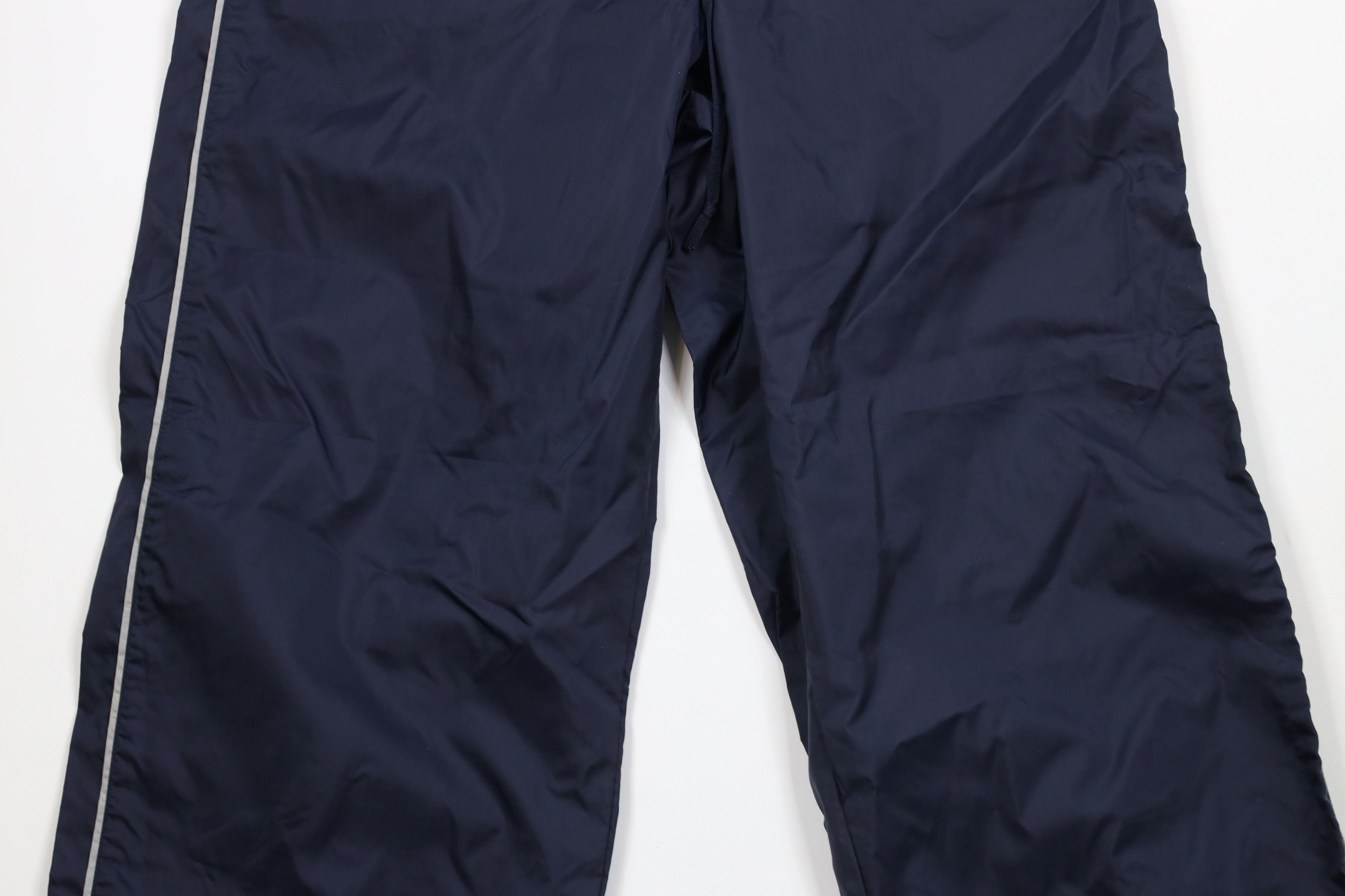 Nike × Vintage Vintage 90s Y2K Nike Mini Swoosh Wide Leg Windbreaker Pants Size US 34 / EU 50 - 3 Thumbnail